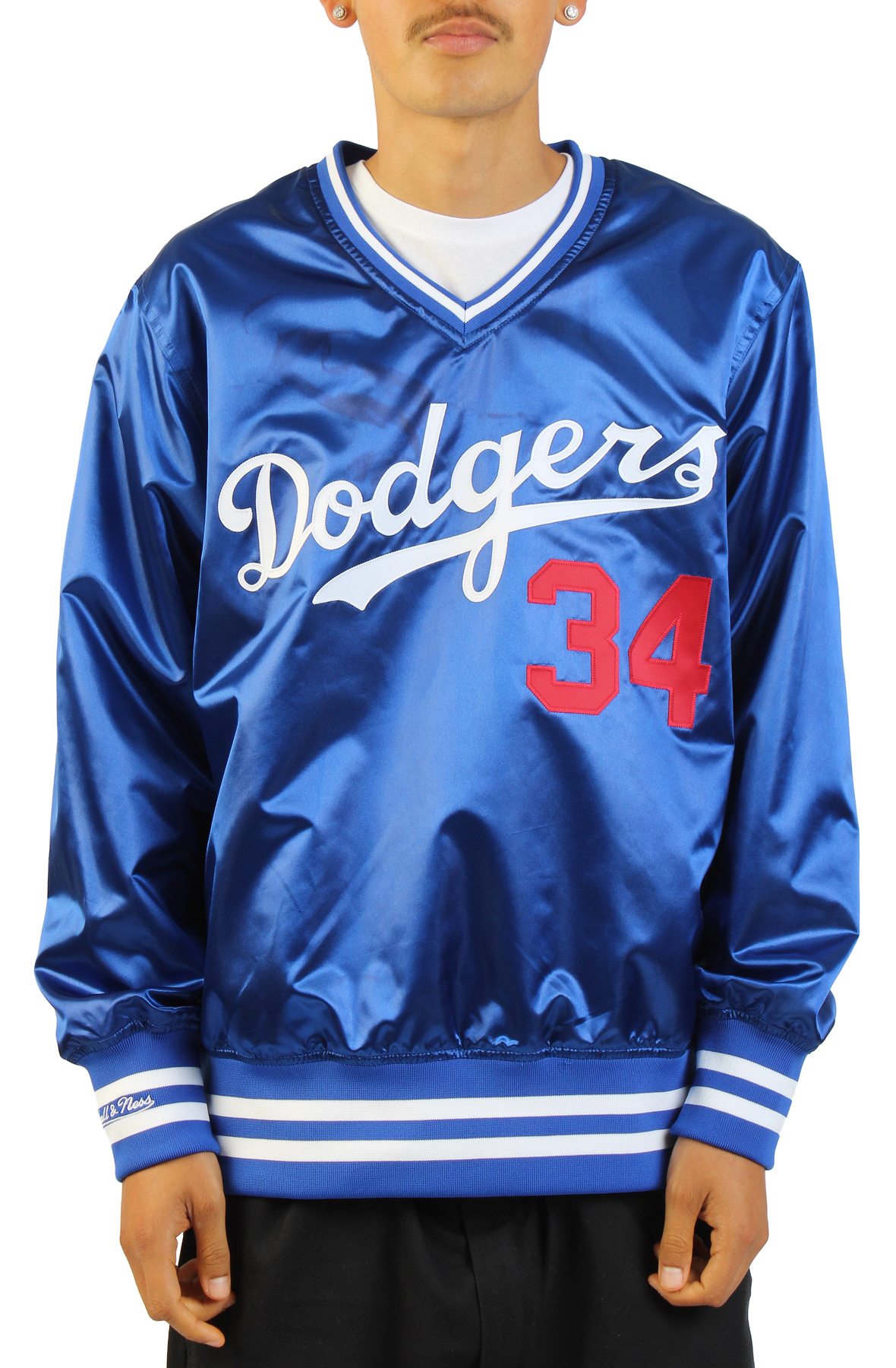 MITCHELL AND NESS MLB Los Angeles Dodgers Authentic V-Neck