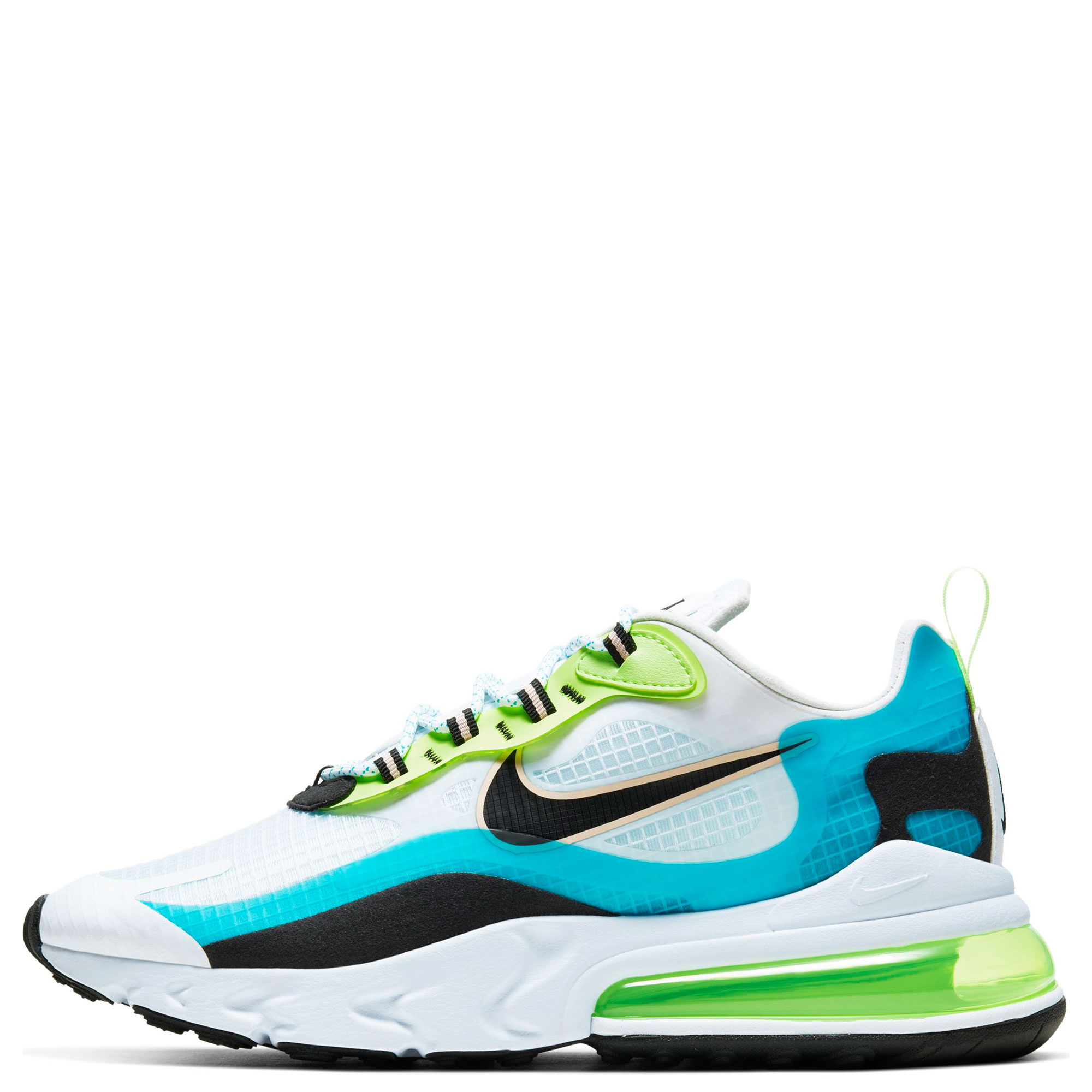 Nike 270 react blue and green hotsell