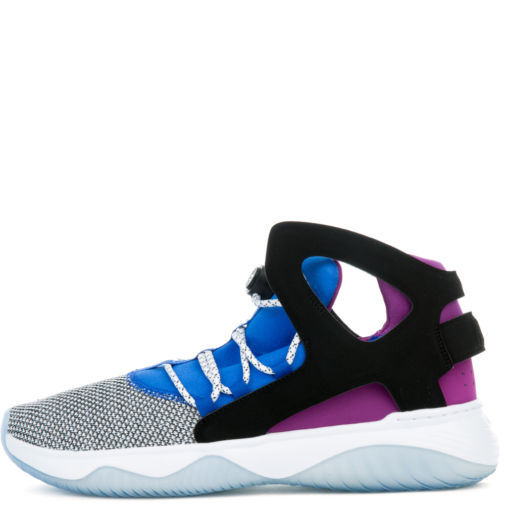 nike air flight huarache black/lyon blue