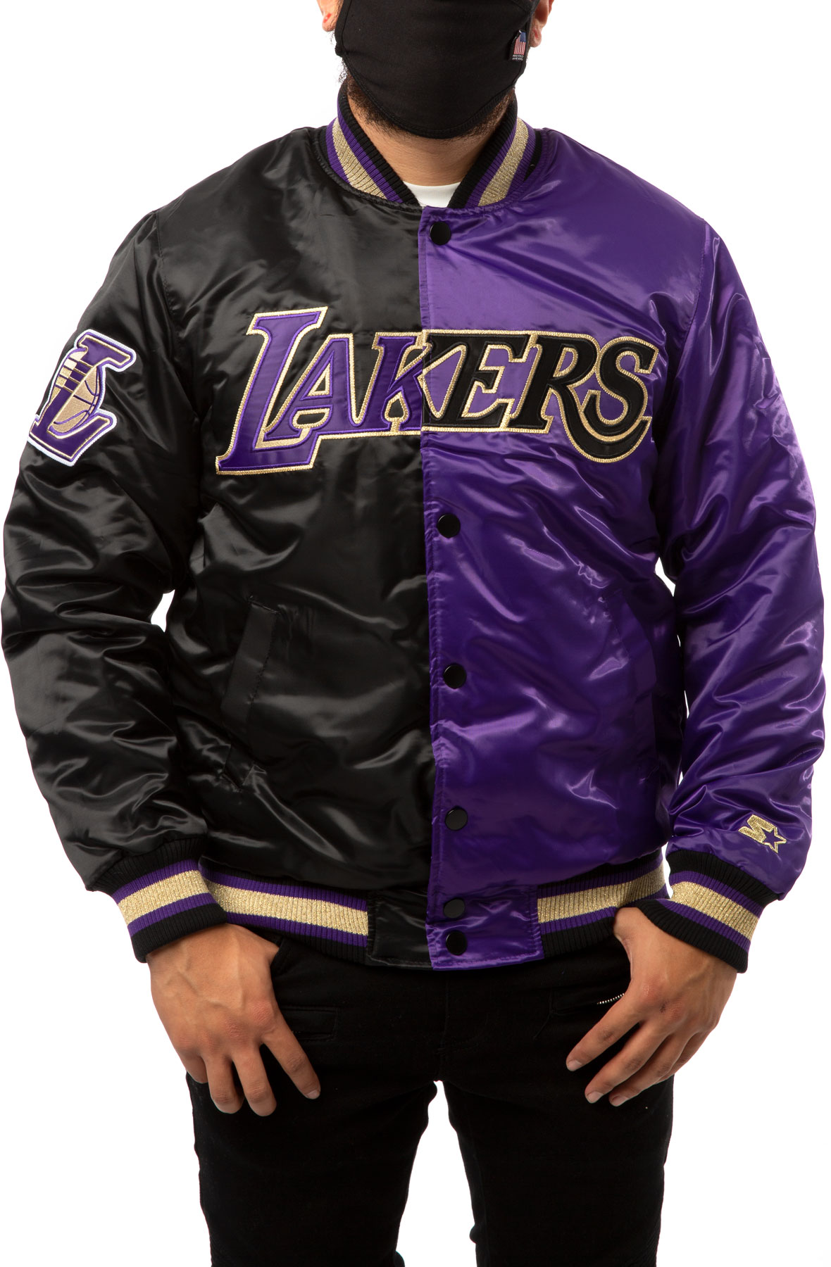STARTER Los Angeles Lakers Jacket LS03G792 LLK - Shiekh