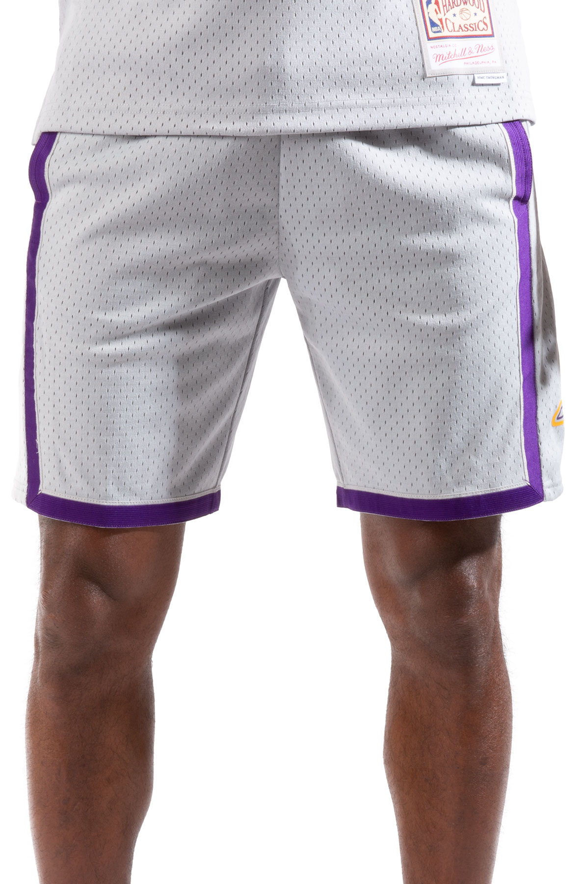 Mitchell & Ness LA Lakers Re-Take NBA Swingman Basketball Shorts Gradient  Men's Sz XL