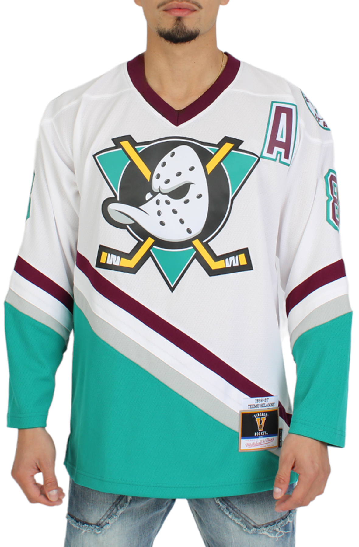 Mighty ducks shop 96 jersey