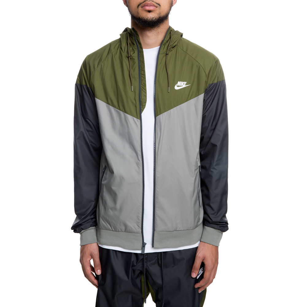 nike windbreaker olive