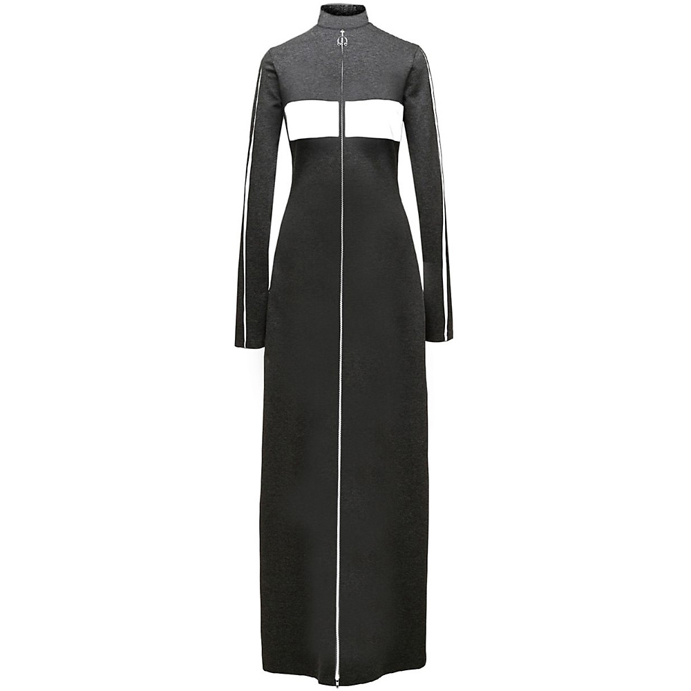 chinese dress ladies PUMA FENTY PUMA By Rihanna Zip-Up Sweater Maxi Dress – Dolls Kill main image 0
