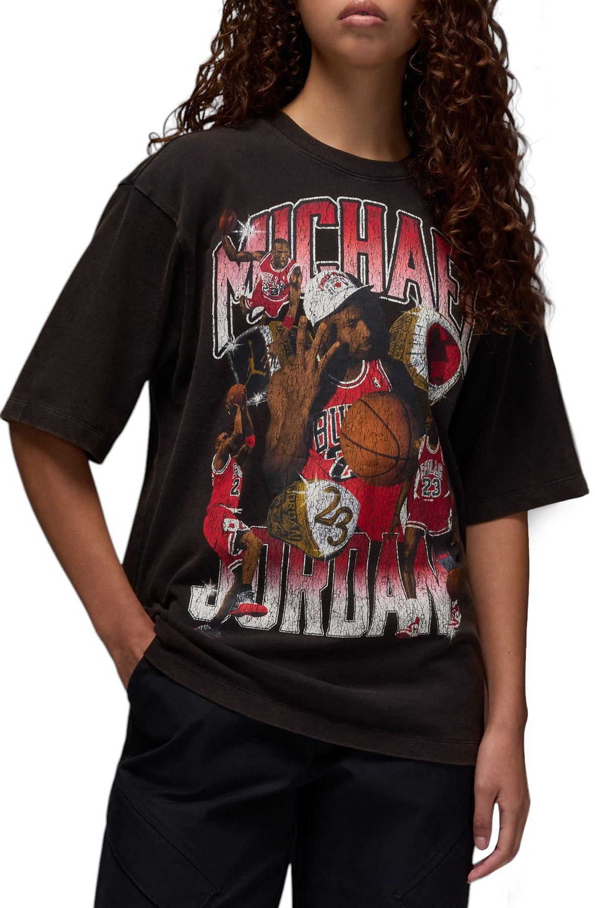 JORDAN Flight Essentials Oversized T-Shirt HM7131 010 - Shiekh