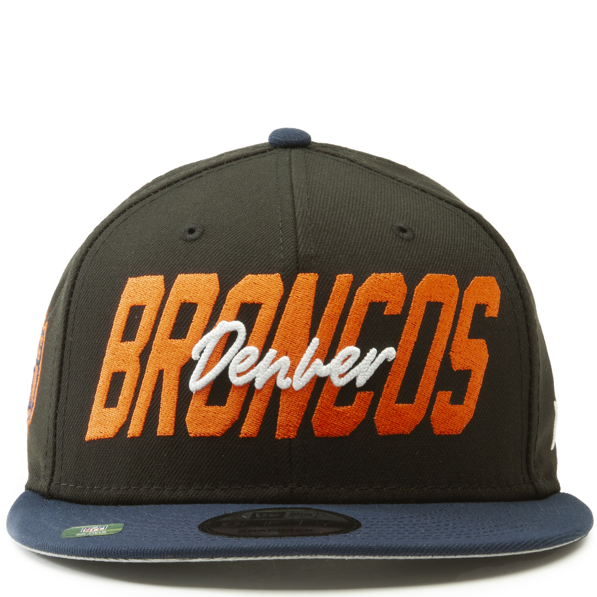 Denver Broncos New Era Youth 2022 NFL Draft 9FIFTY Snapback Hat - Black/Navy