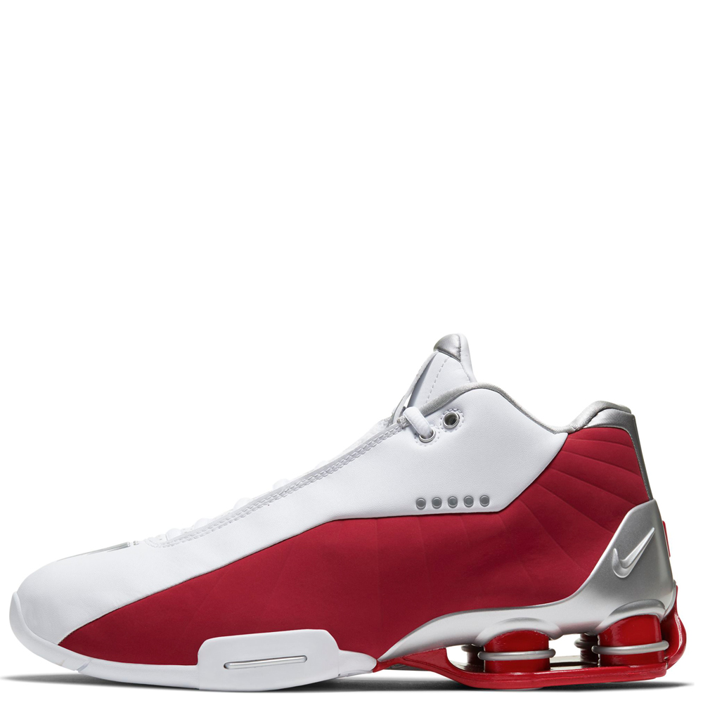 nike shox bb4 metallic silver