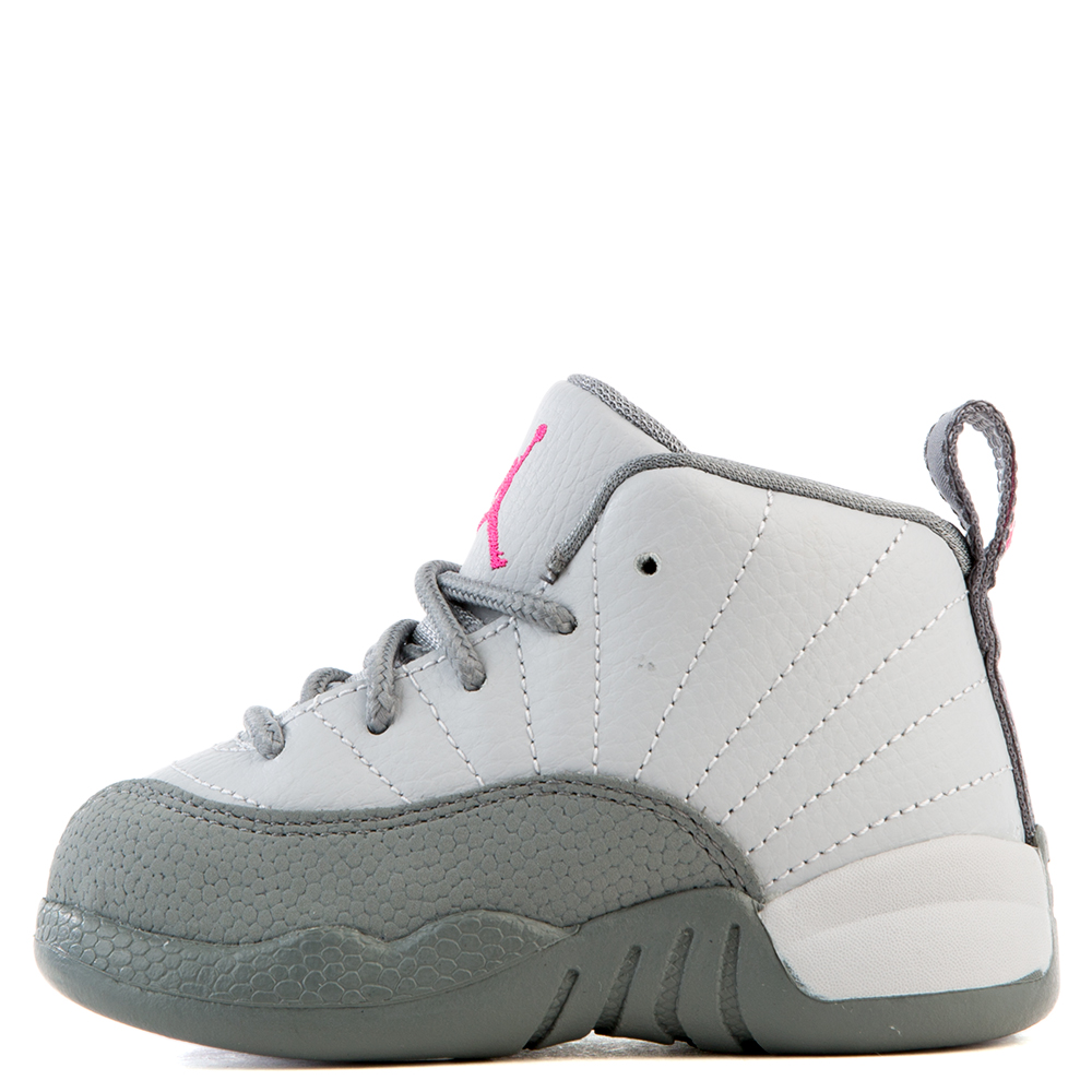 Jordan 12 Retro Gt Grey/Light Grey/Pink