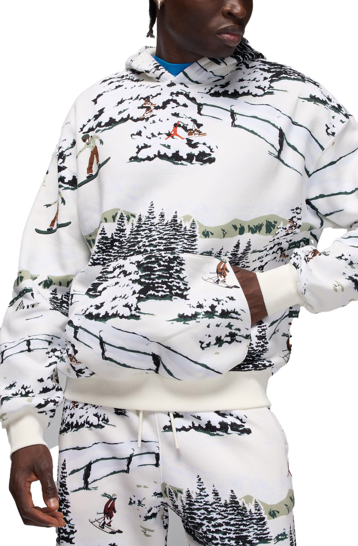 JORDAN Brooklyn Fleece Pullover Hoodie HV1050 133 - Shiekh