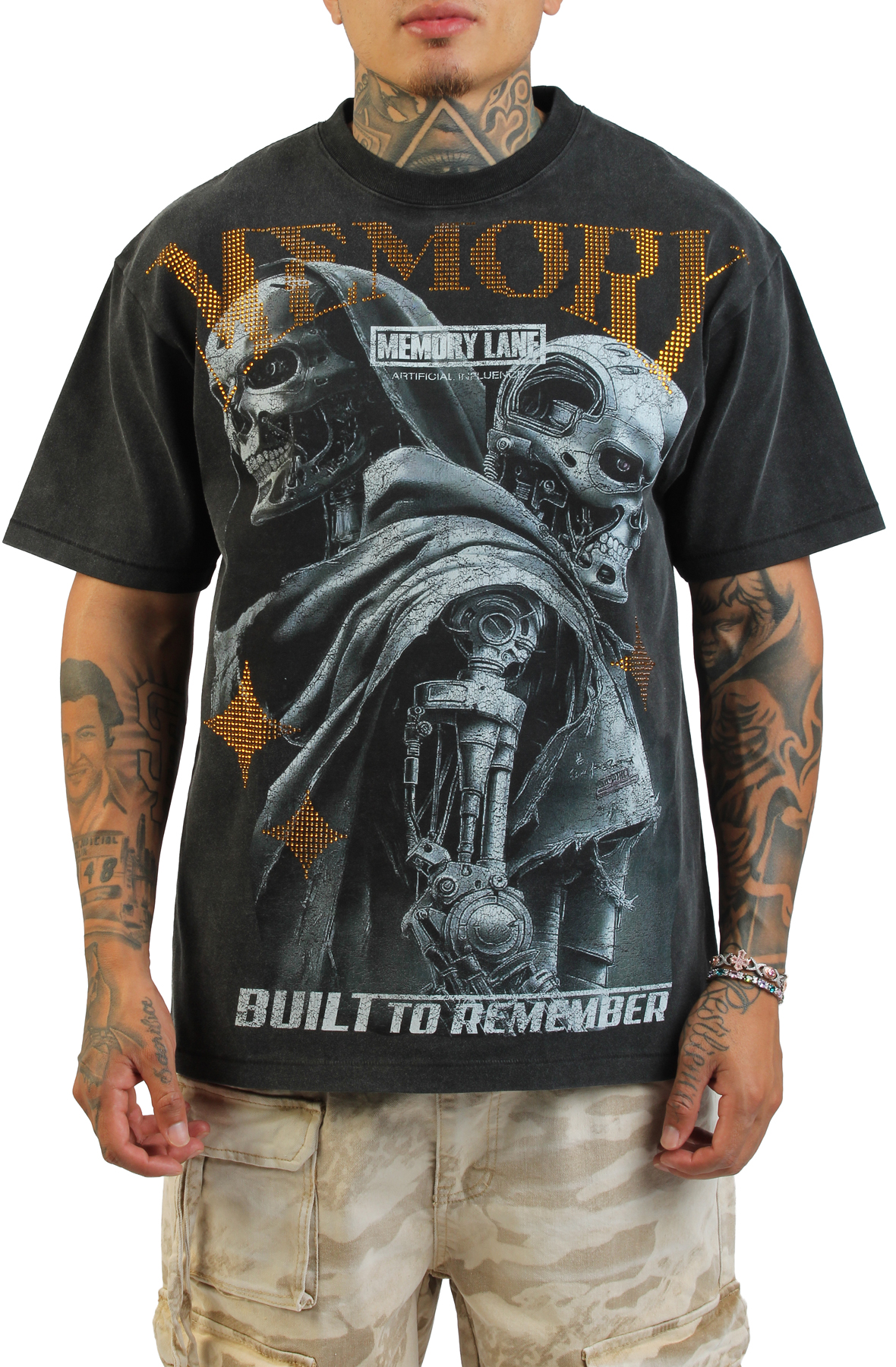MEMORY LANE Judgment T-Shirt MLSMU26-3001BLK - Shiekh