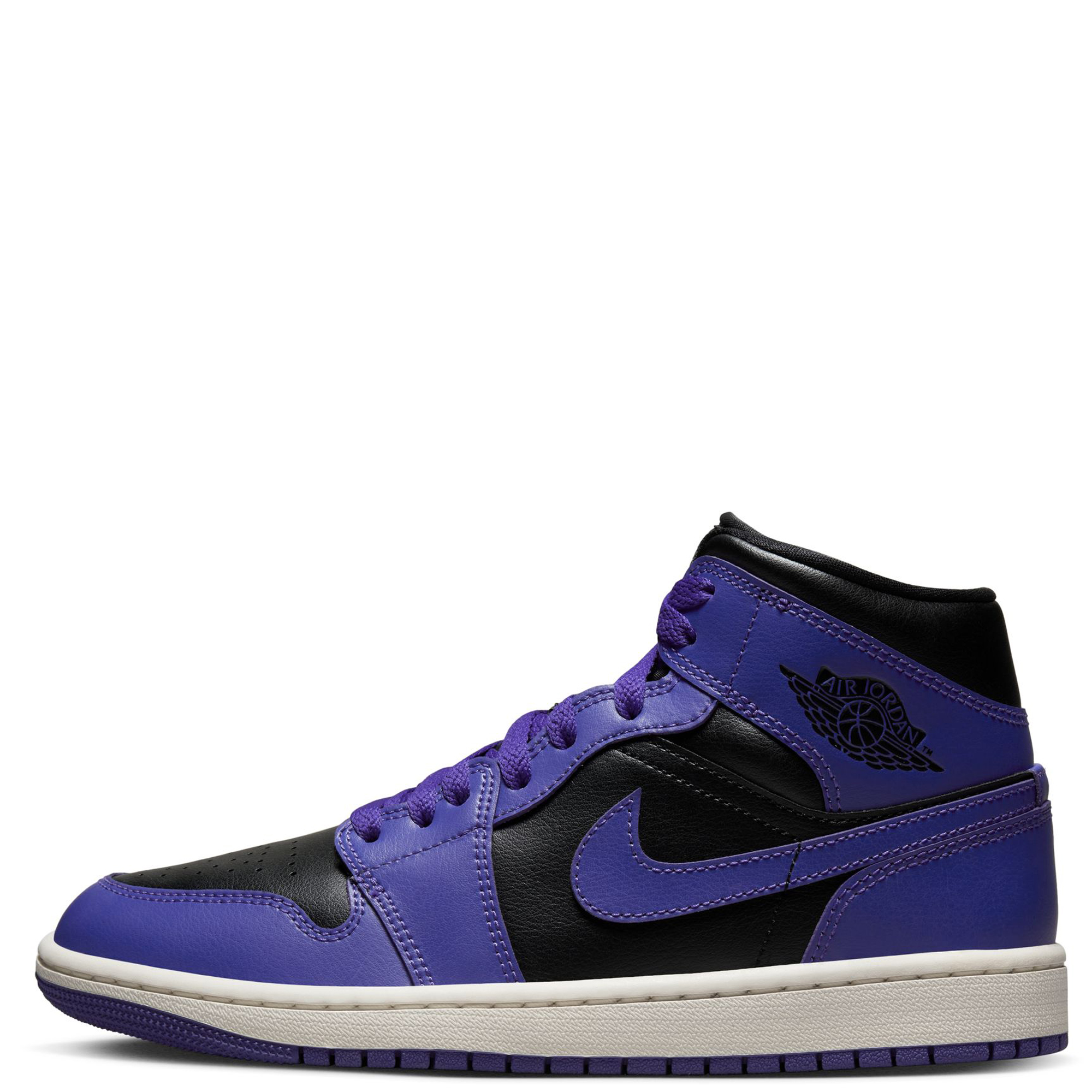 Air jordan 1 mid shop black dark concord release date