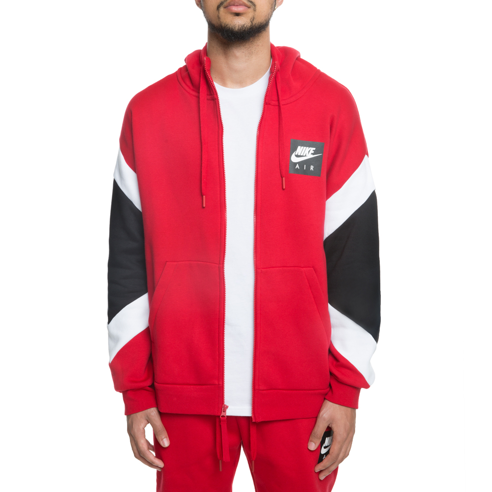 red white and black nike hoodie