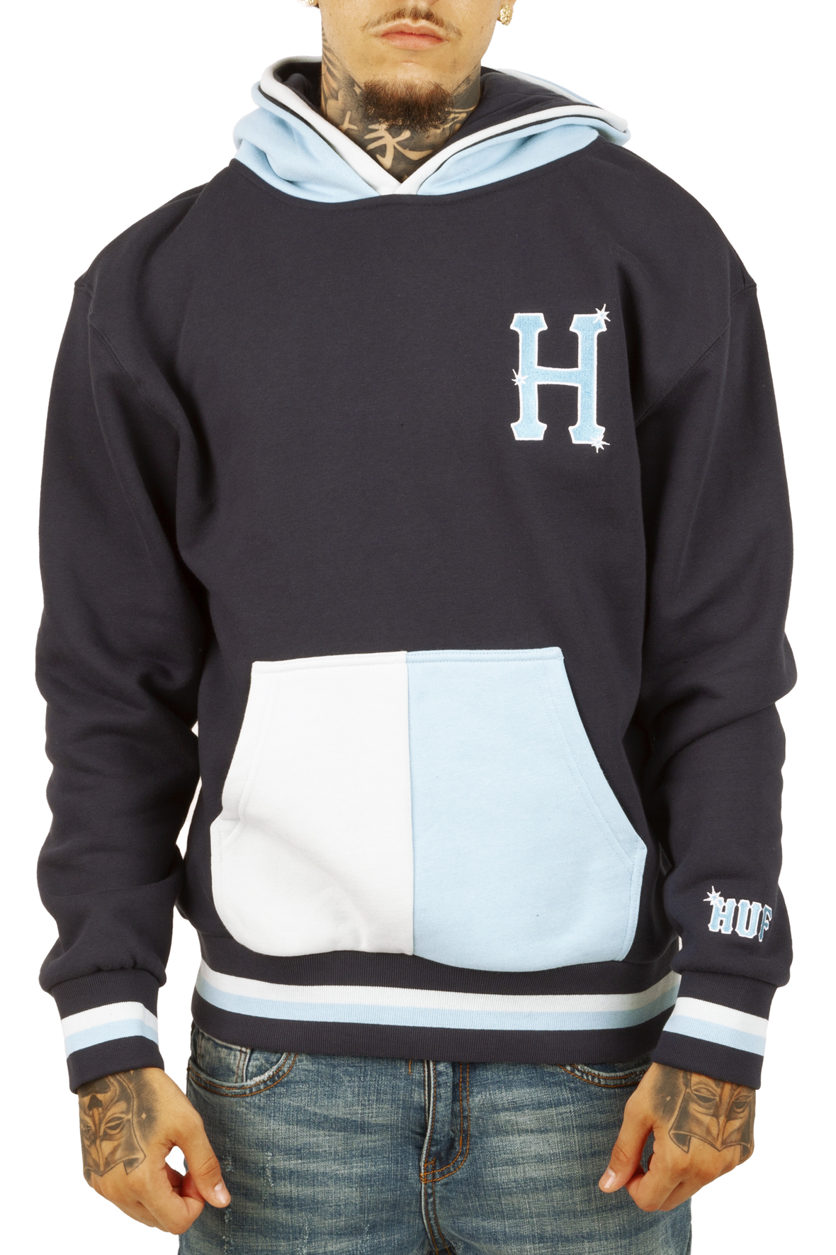 HUF Sideline Pullover Hoodie FL00172-IND - Shiekh