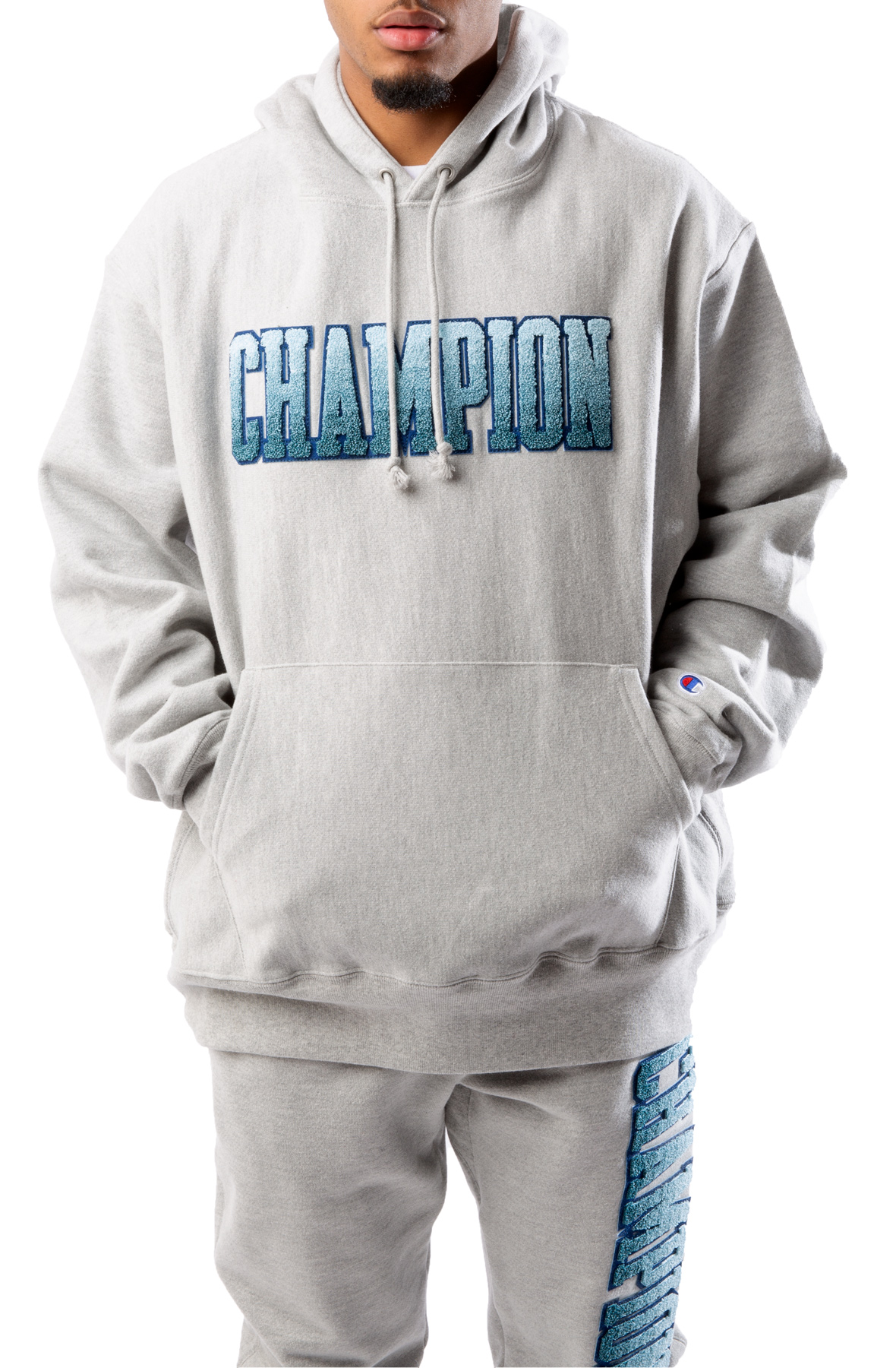 champion reverse weave ombre hoodie