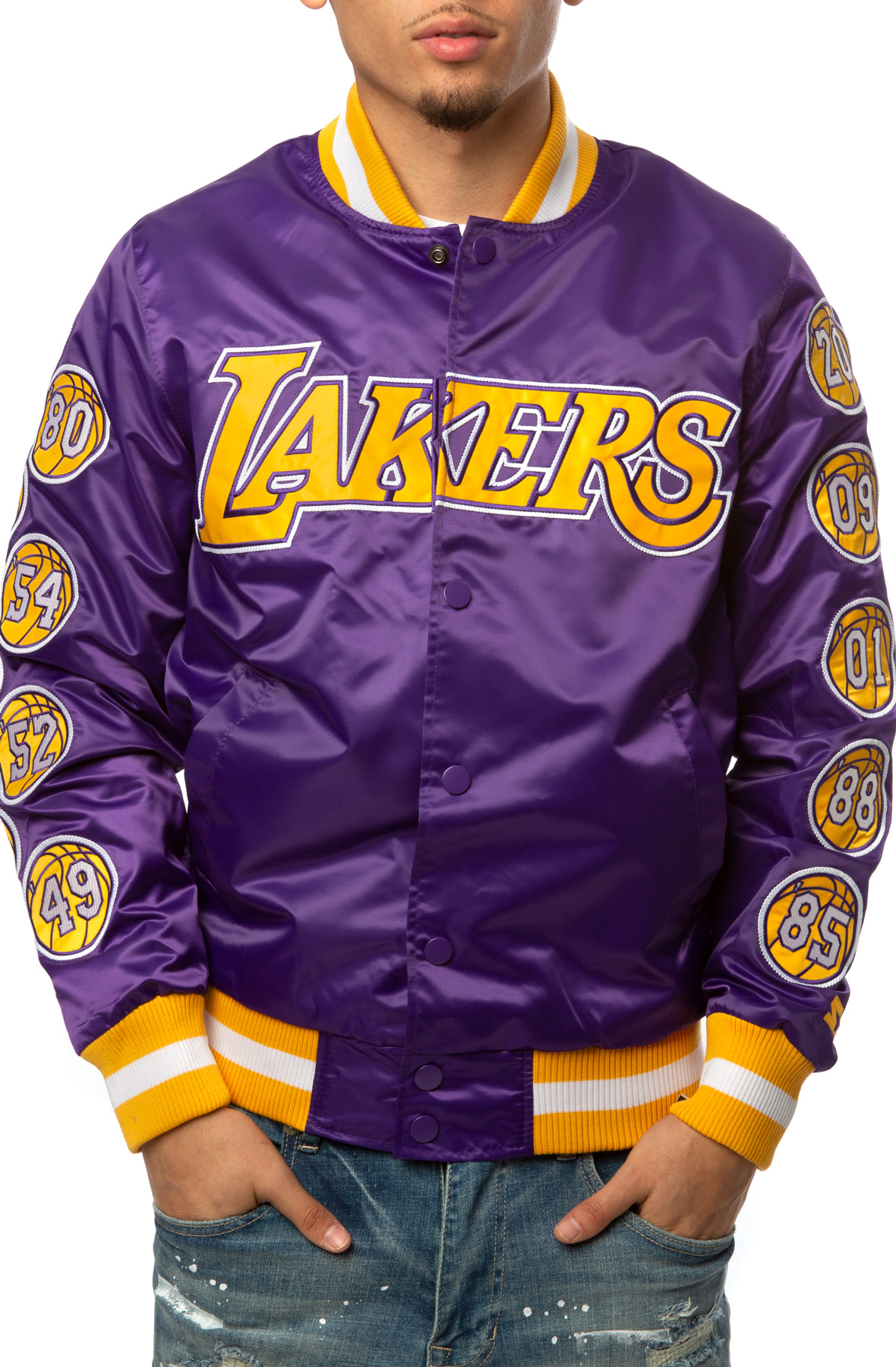 Men's LA Lakers N&N Tank Purple / White / Yellow