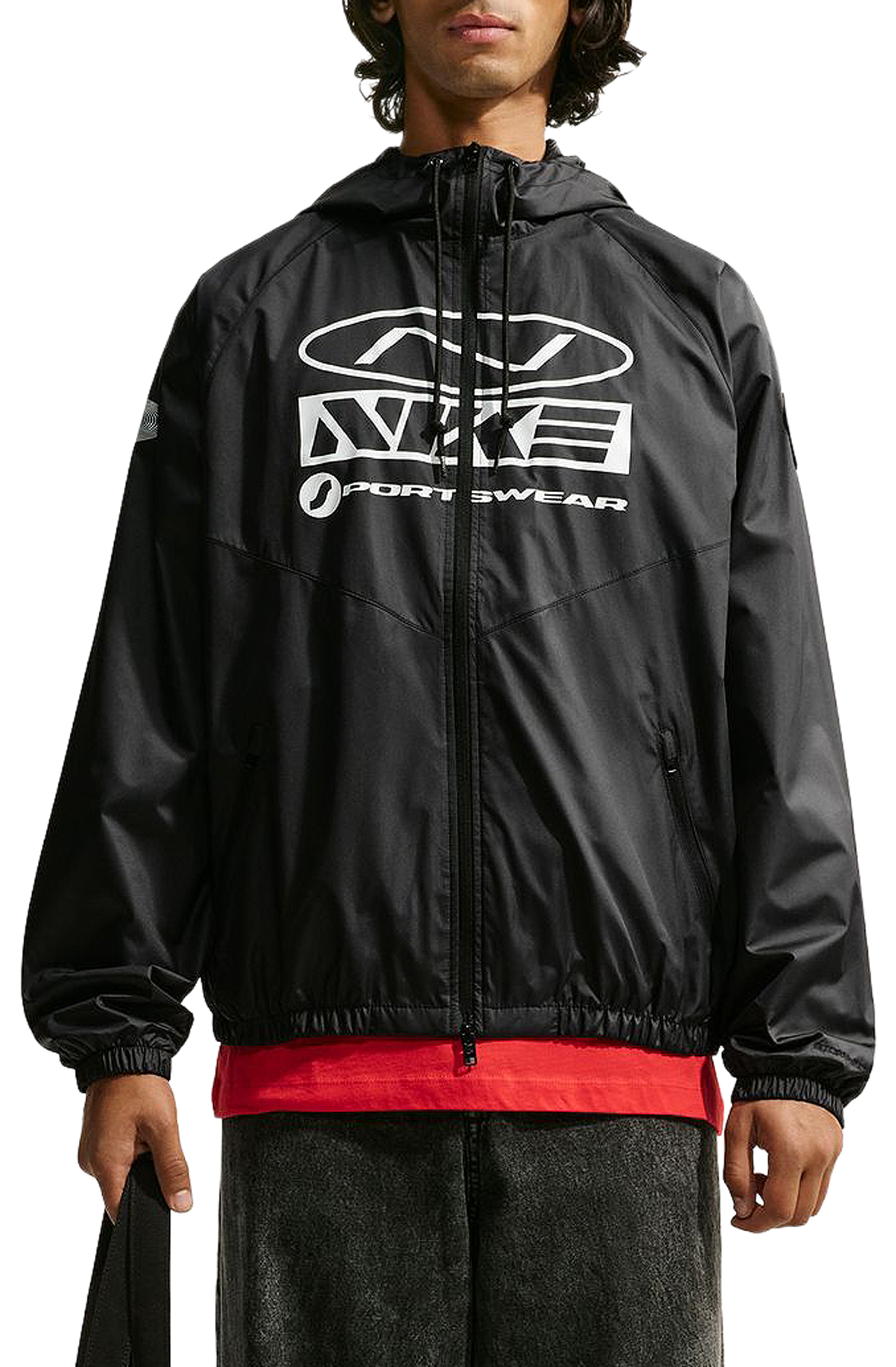 NIKE Windrunner Storm-FIT Graphic Jacket IM5596 010 - Shiekh