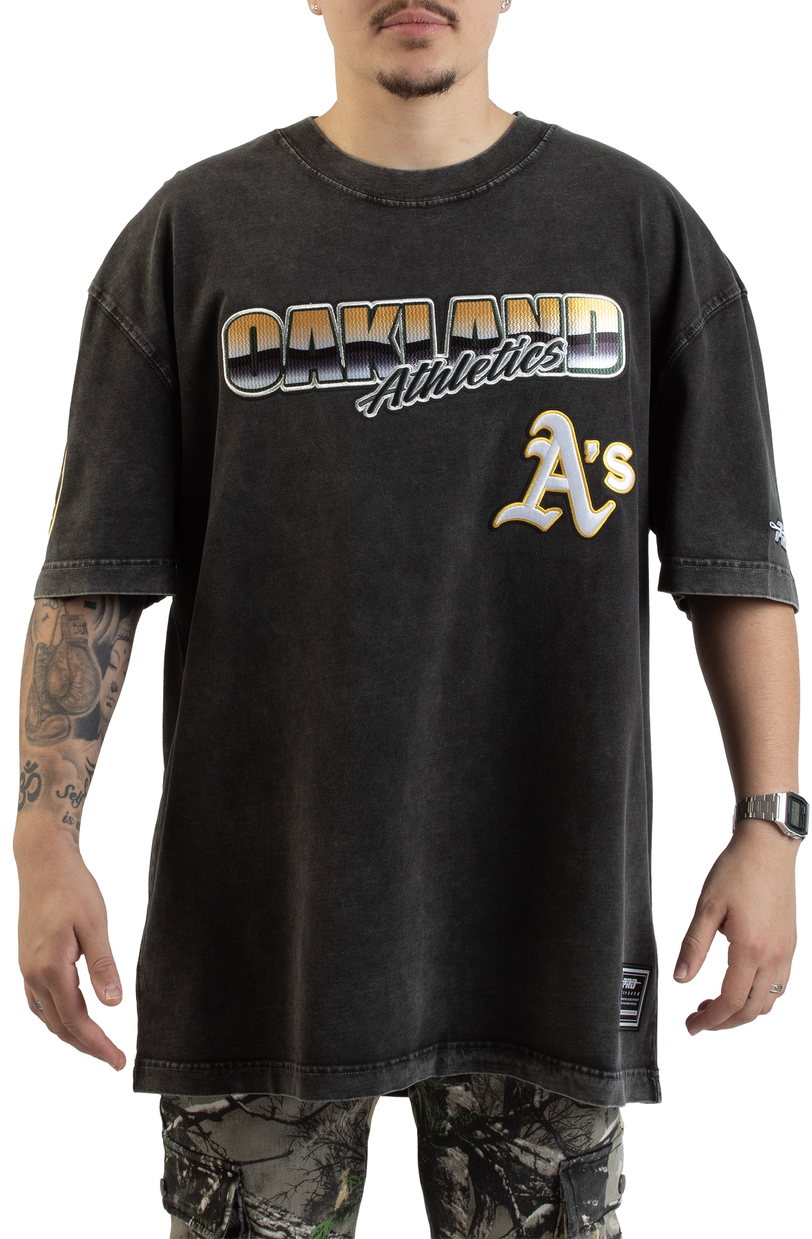 PRO STANDARD MLB Oakland Athletics Chrome T-Shirt LOA1314898