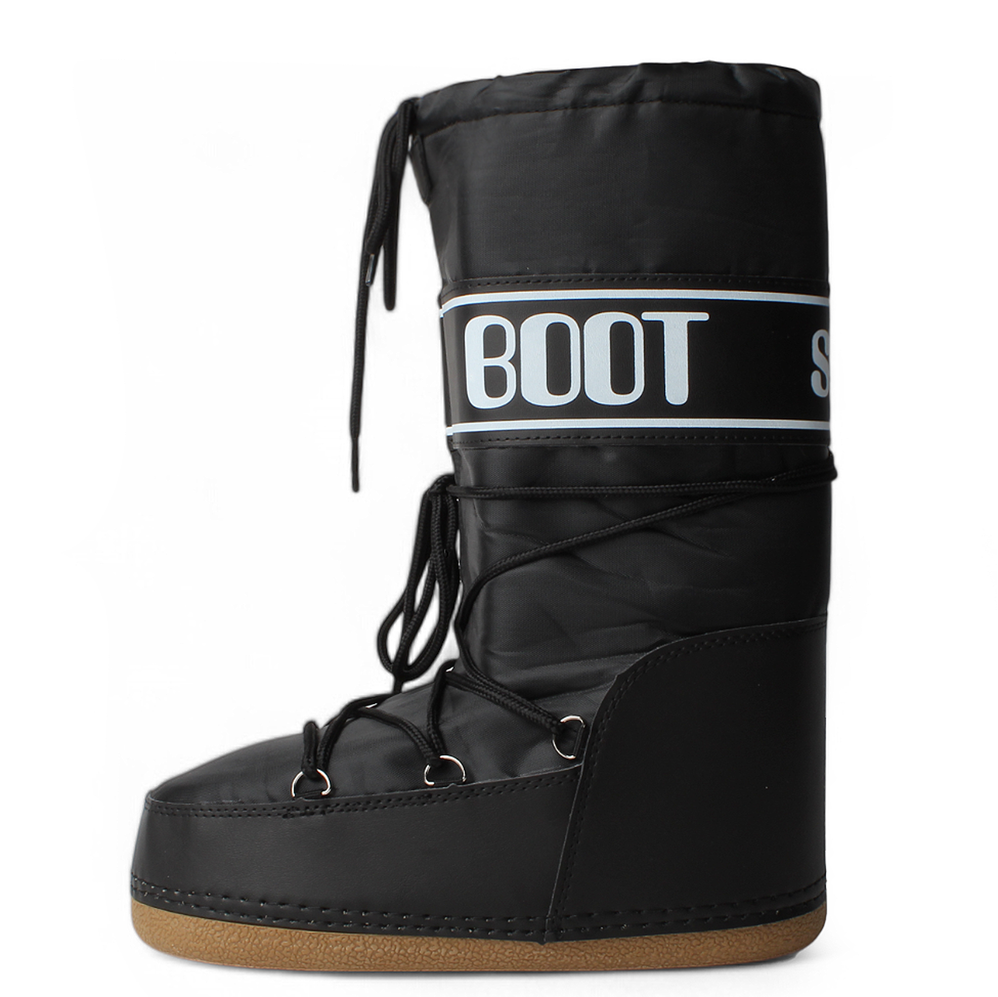 Women Jupiter-03 Fluffy Snow Boot Black Boots 10 Black