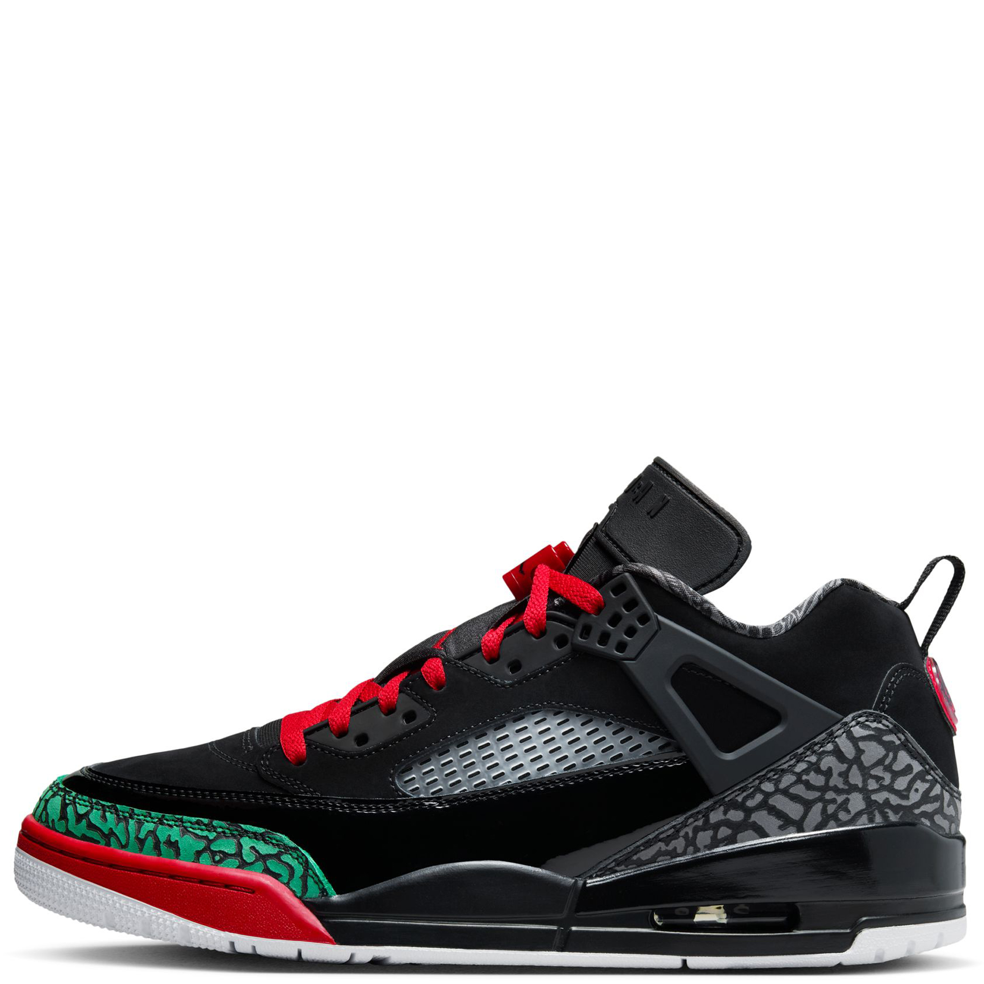jordan spizike black red green