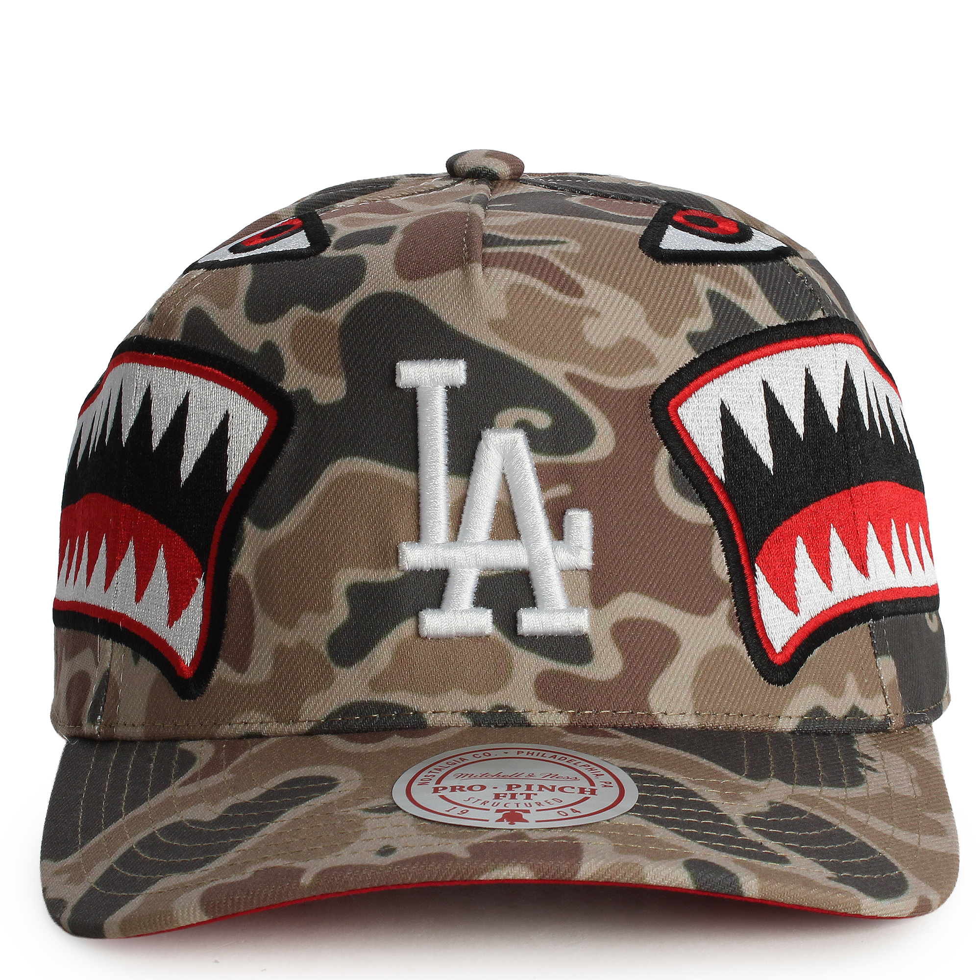 MITCHELL AND NESS MLB Los Aneles Dodgers Shark Pro-Pinch Snapback