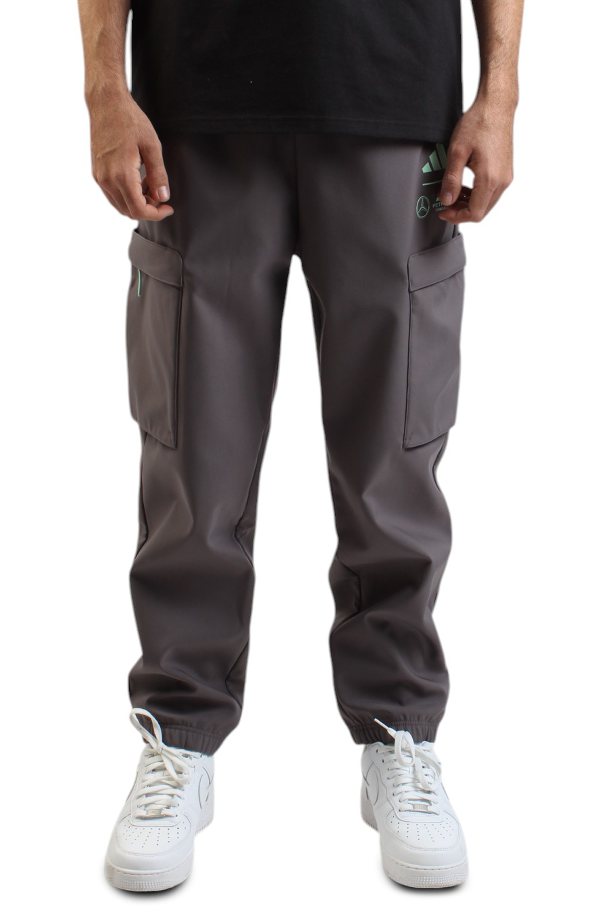 パンツ Snylonjersey pants lacetheredthread a19acf41bd5f84fafa920e385ac6e3