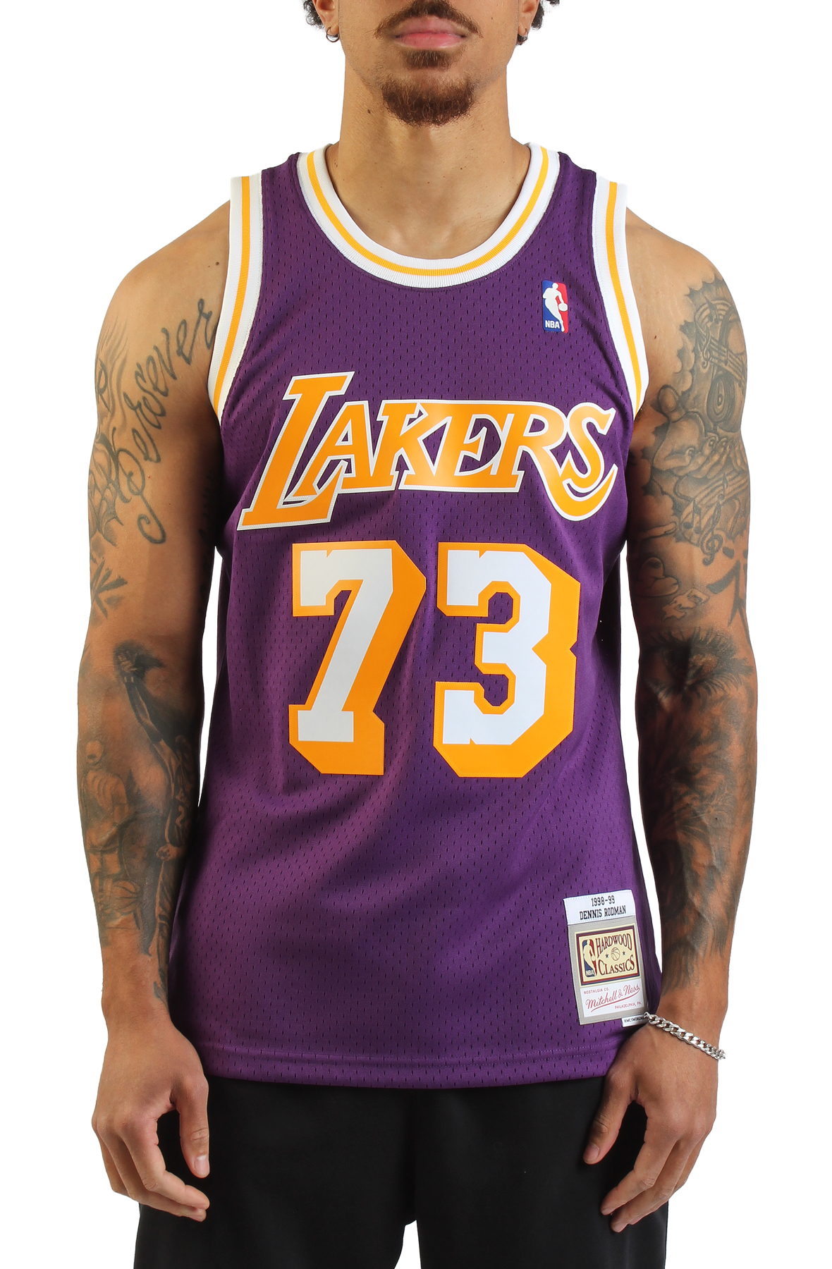 MITCHELL AND NESS NBA Los Angeles Lakers Dennis Rodman #73 '98-'99