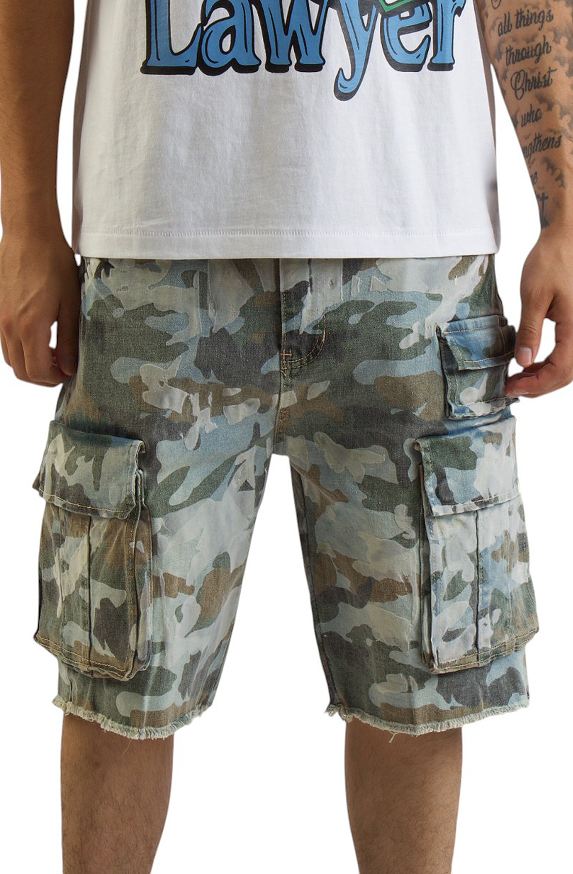Sculftor Camouflage Shorts Ash mサイズ SCULPTOR® online store