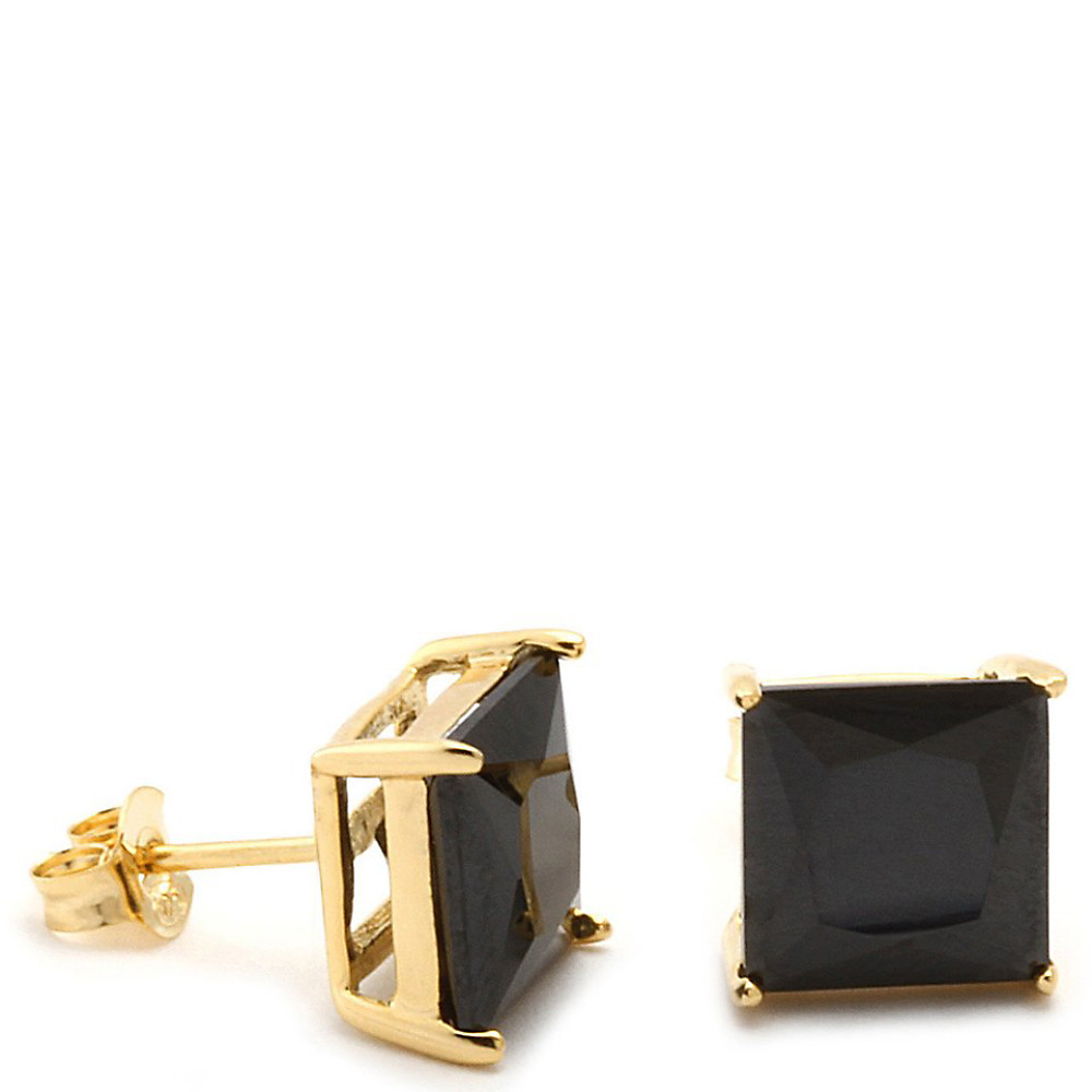 KING ICE Princess Stud 6MM Earrings ERX09291_6 - Shiekh