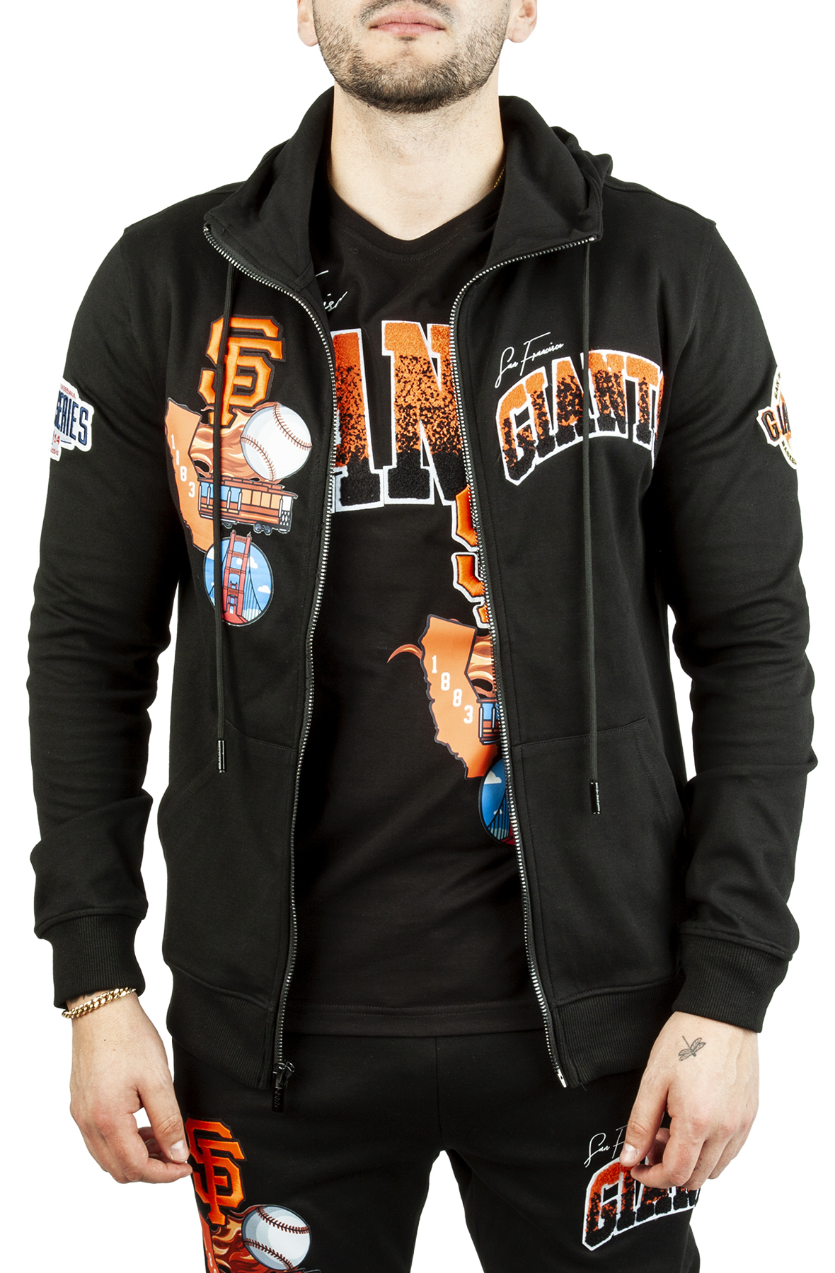 SF Giants Hoodie San Francisco Nike Therma Fit Hooded Sweatshirt Men's  Large