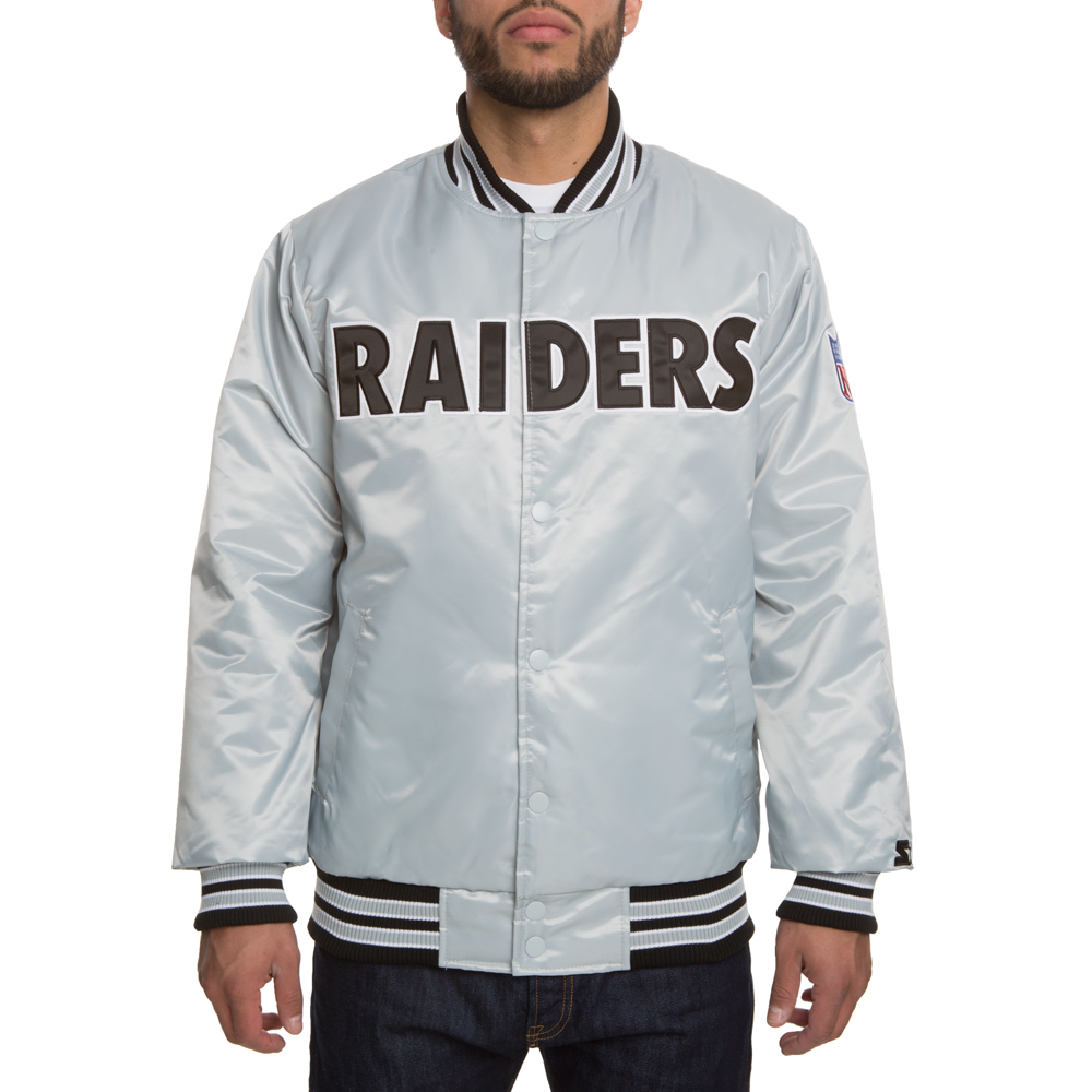 STARTER Men's Oakland Raiders Jacket LS7LC498 RAD - Shiekh