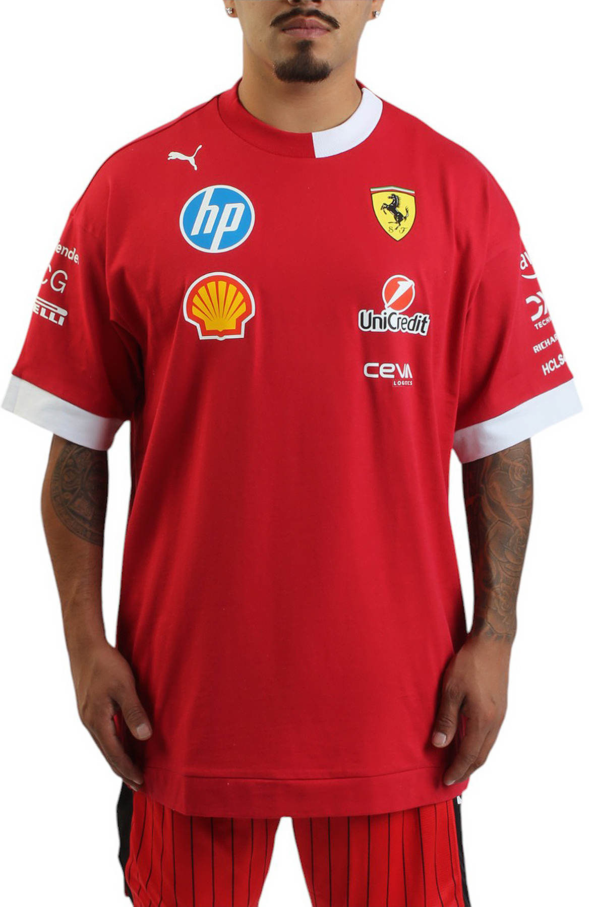 PUMA Ferrari Drivers Oversized T-Shirt 71357101 - Shiekh