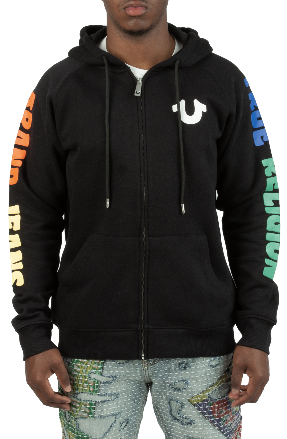 TRUE RELIGION スタジャン TRUE RELIGION(トゥルーレリジョン)から 背中のBUDDHAが