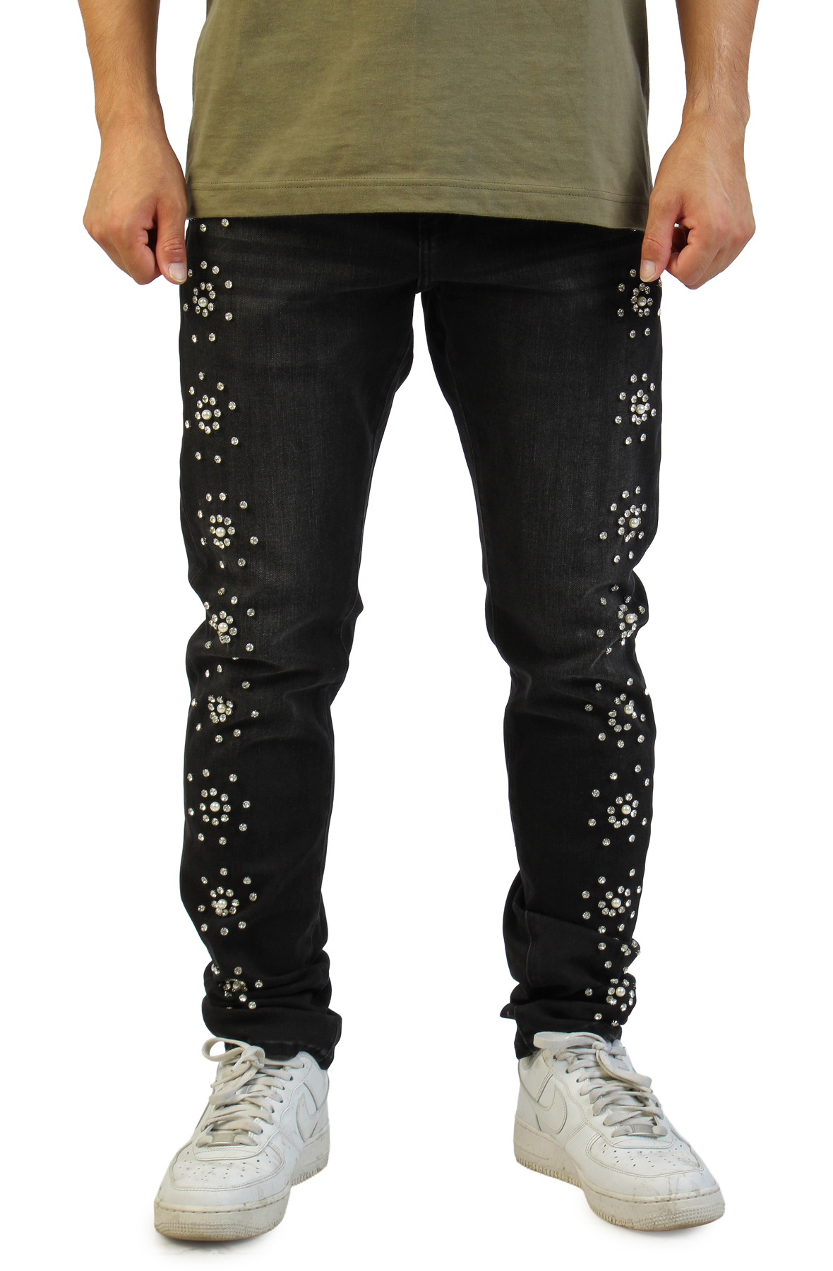 CRYSP DENIM Pearl Skinny Jeans CRY-SPR226-010 - Shiekh