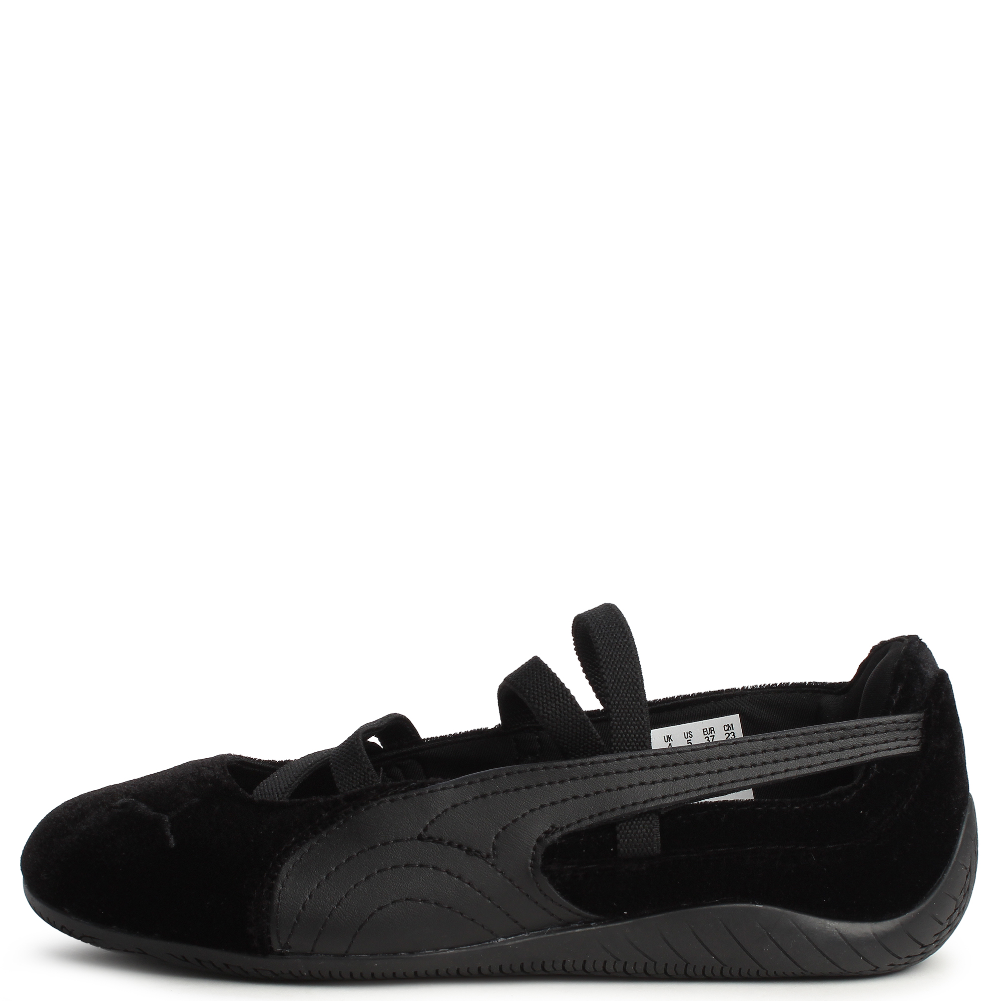 Girls Grade-School Speedcat Ballet Velvet Sneaker Puma Black Sneakers 6Y Puma Black — image 1