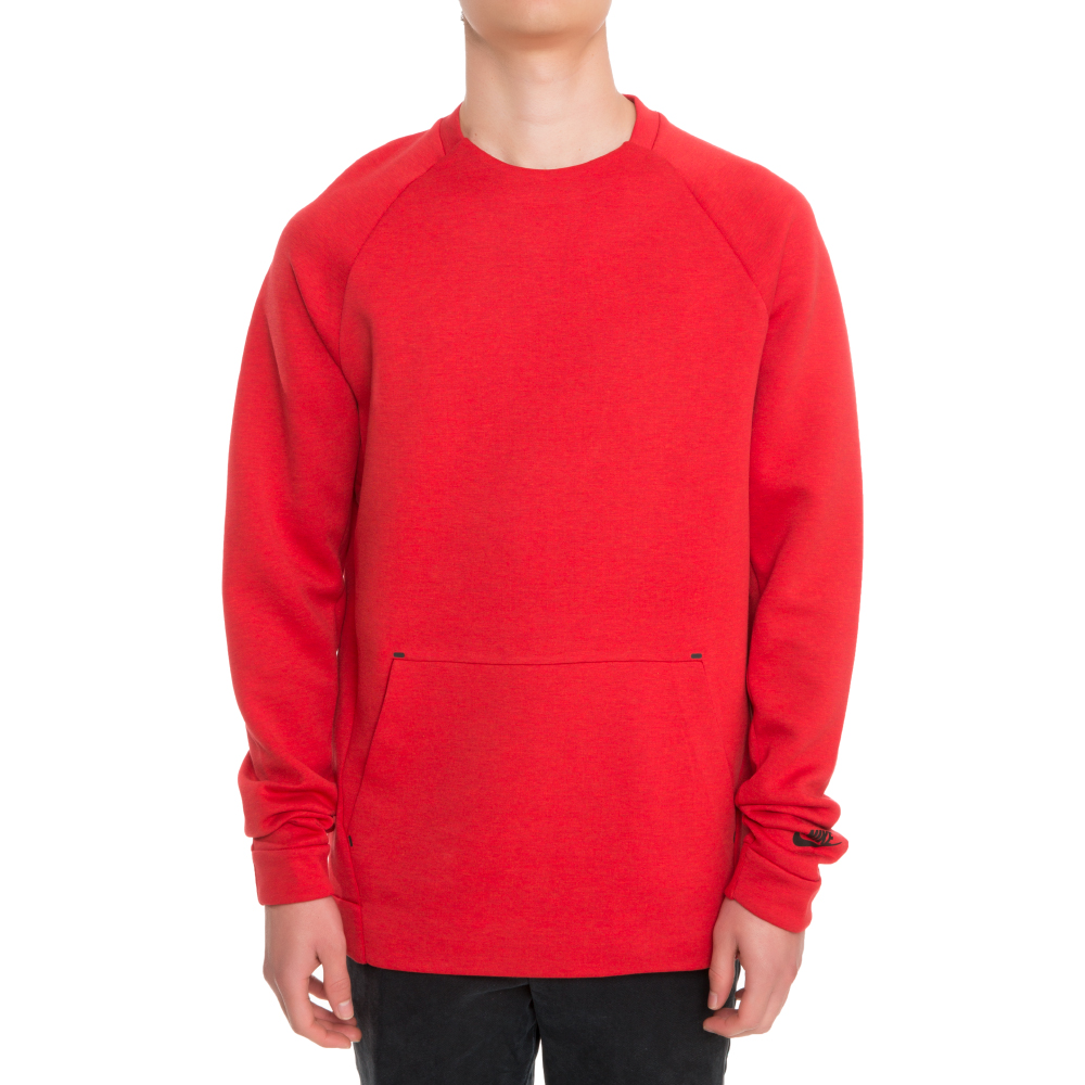 red nike tech sweater