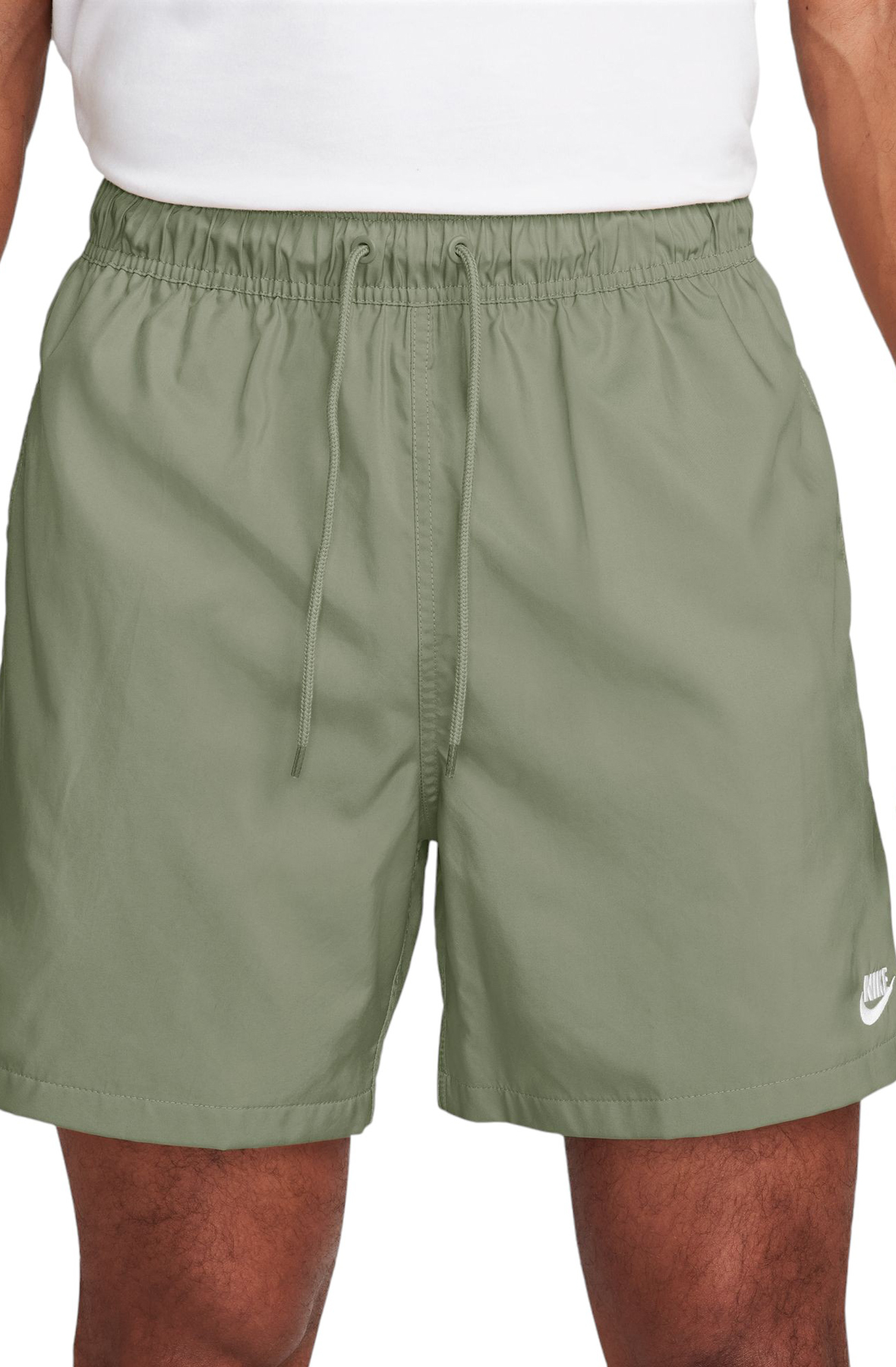 nike club essentials woven flow shorts green