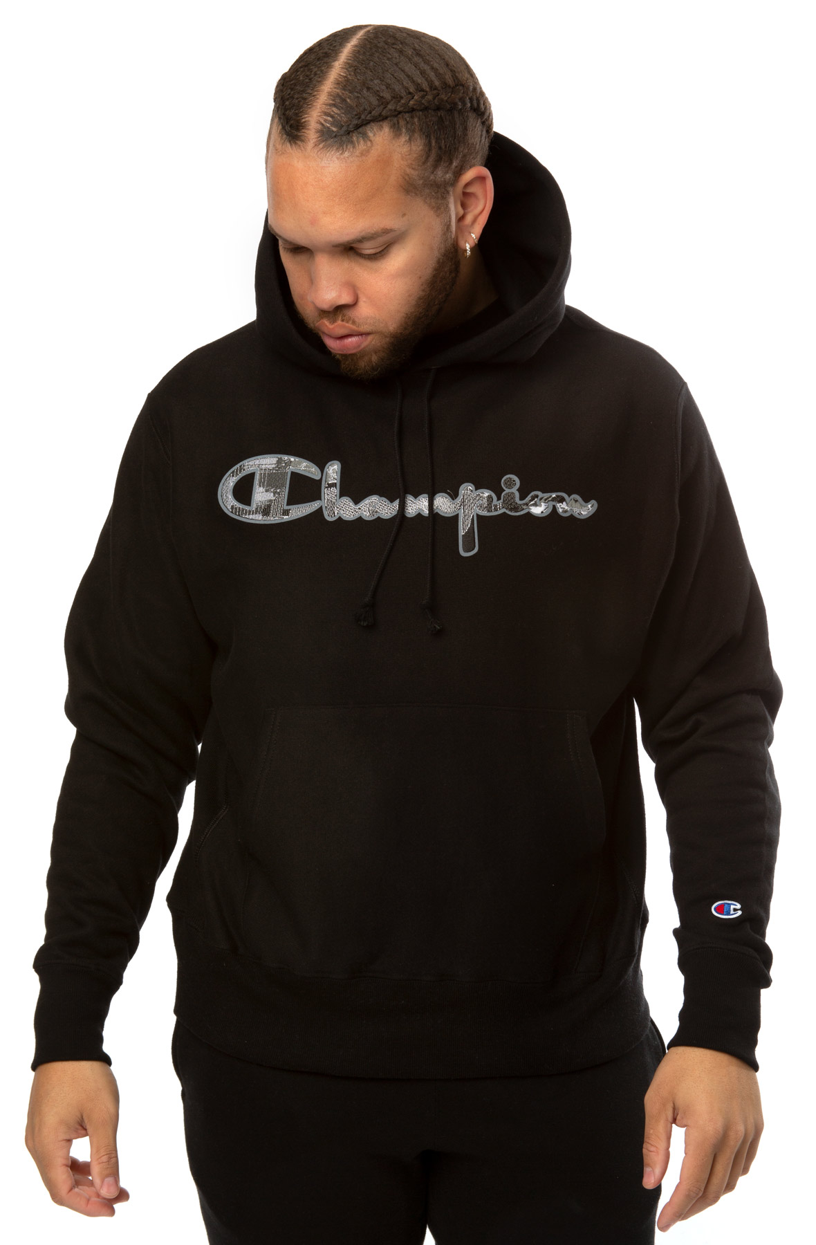 トップス champion reverse weave black CHAMPION Reverse Weave Pullover Hoodie GF68586332BKC - Shiekh