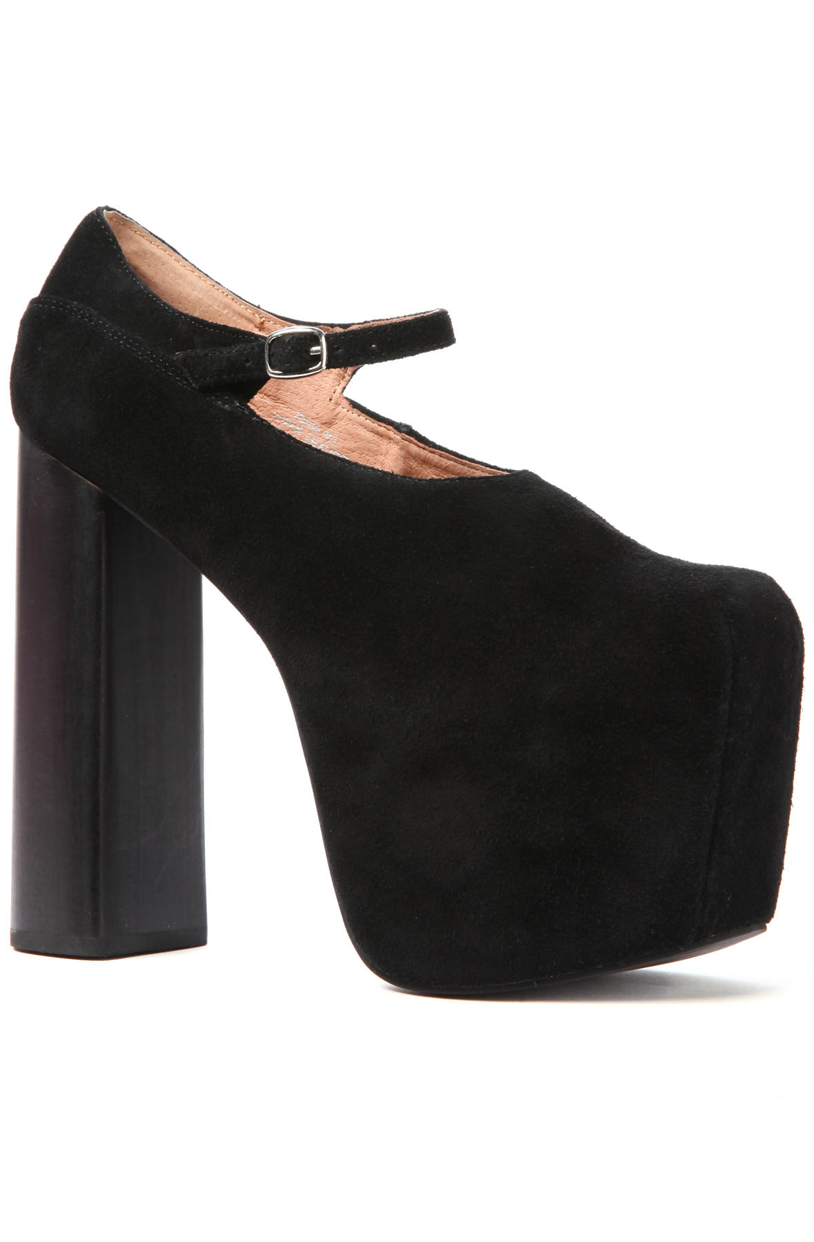 JEFFREY CAMPBELL The Mega Mary Jane MEGA-MJ-BLK - Shiekh