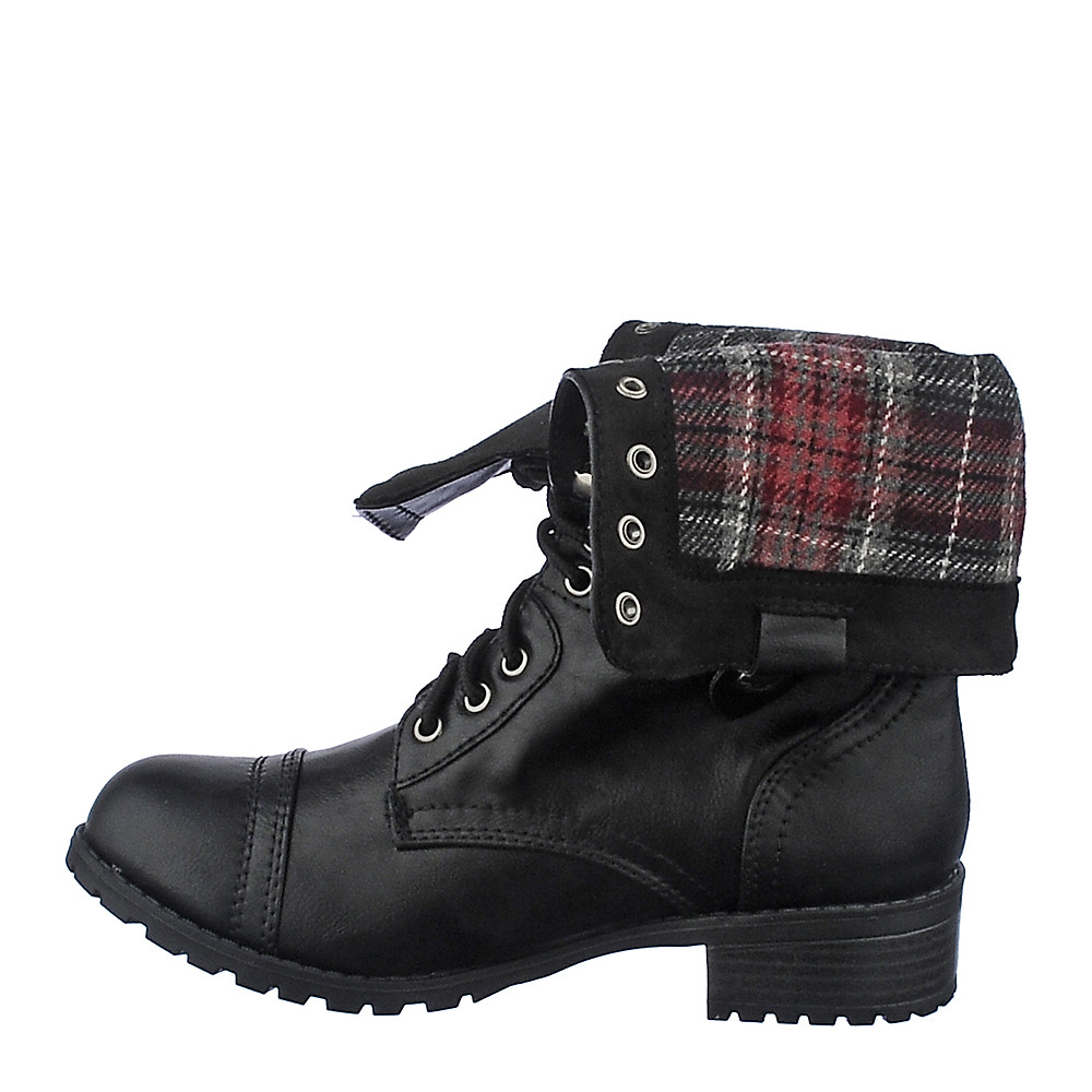 fold down combat boots