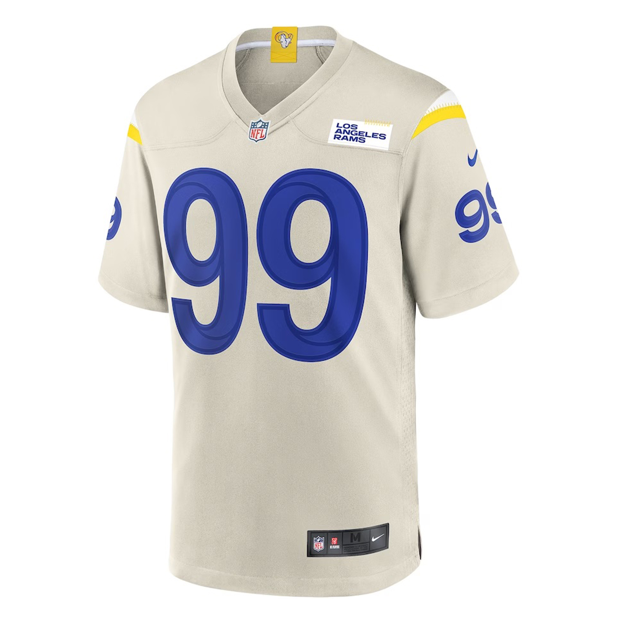 Aaron Donald Rams Jersey Cream