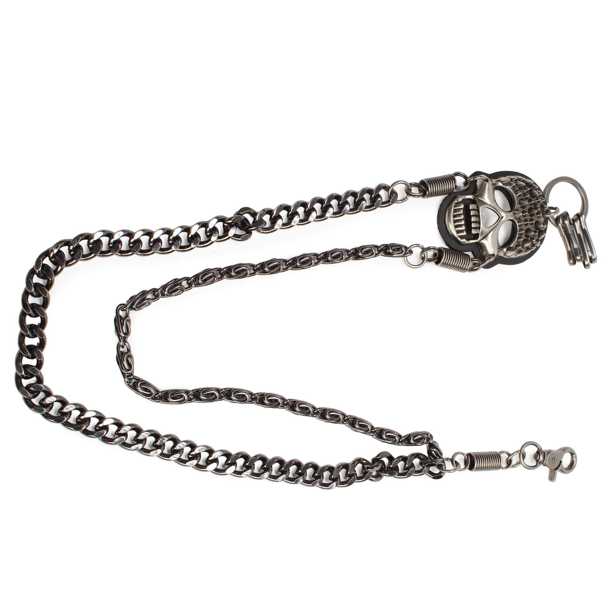 小物 JUDE \"Skull Wallet Chain\" Amazon.com: ZEKEE Skull Wallet Chain - Biker Jean Pocket