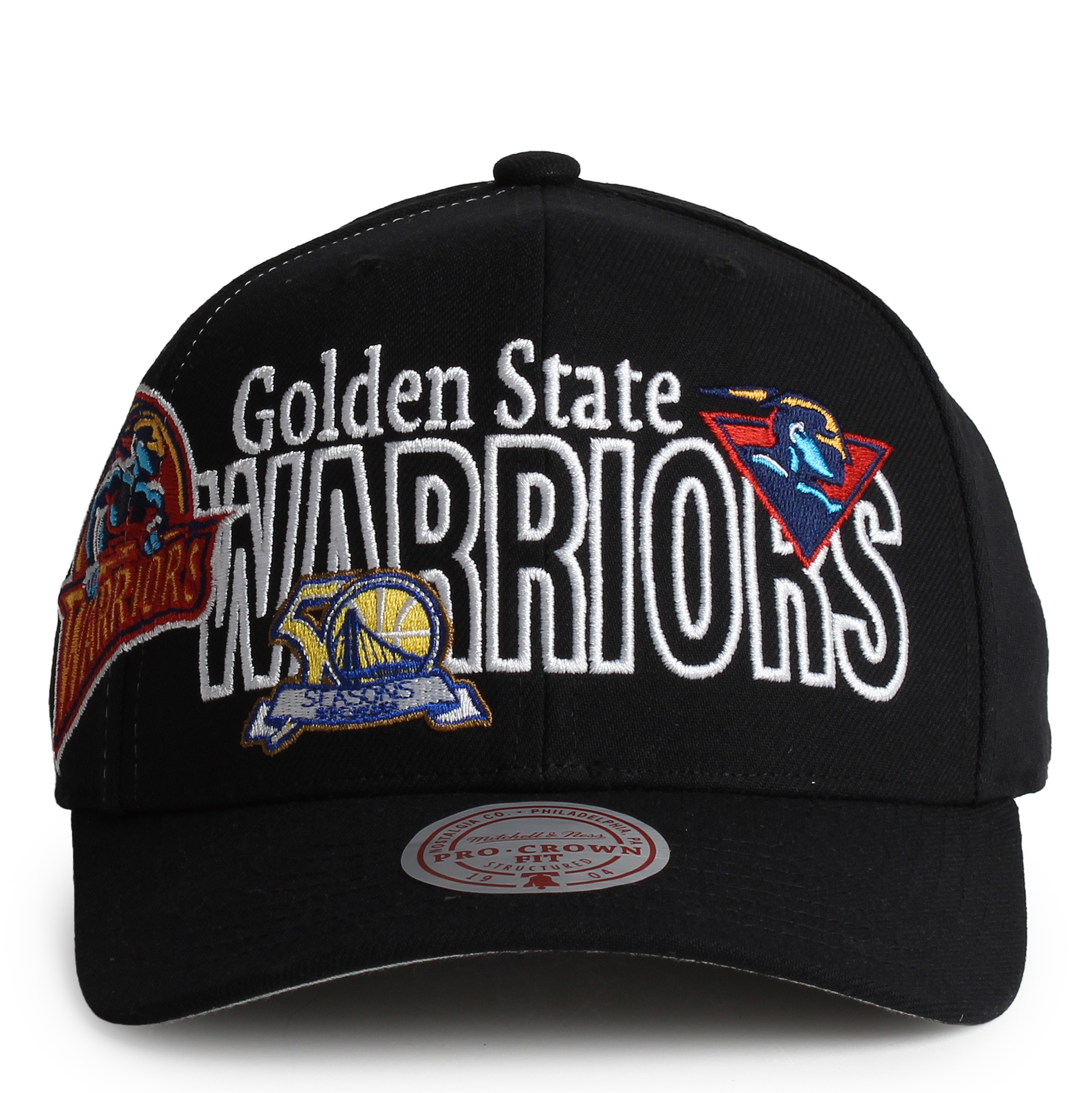 MITCHELL AND NESS NBA Golden State Warriors Pro-Crown Fit Hat