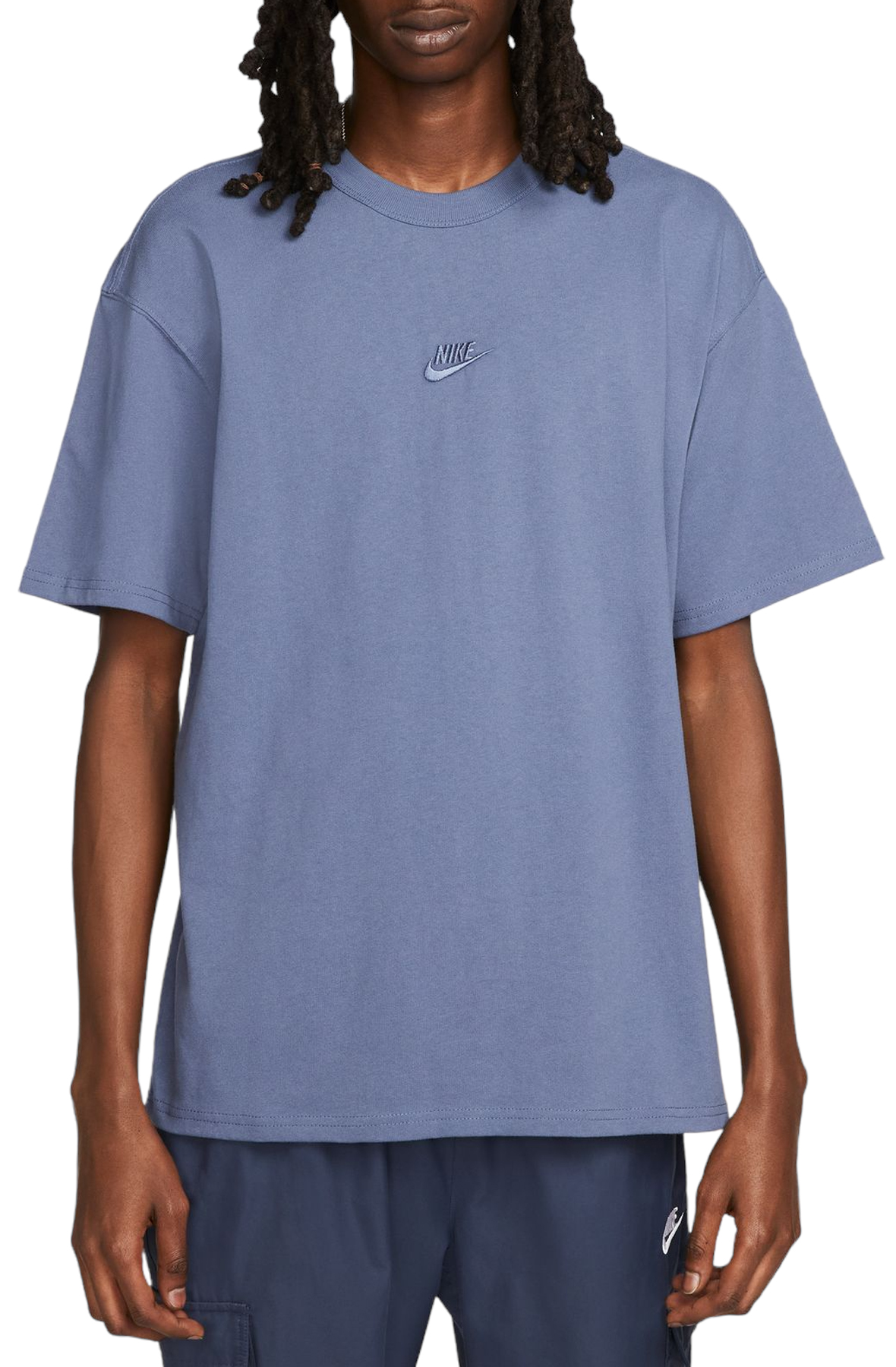 Nike Premium Essentials Oversized Heavyweight T-shirt in Blue for Men