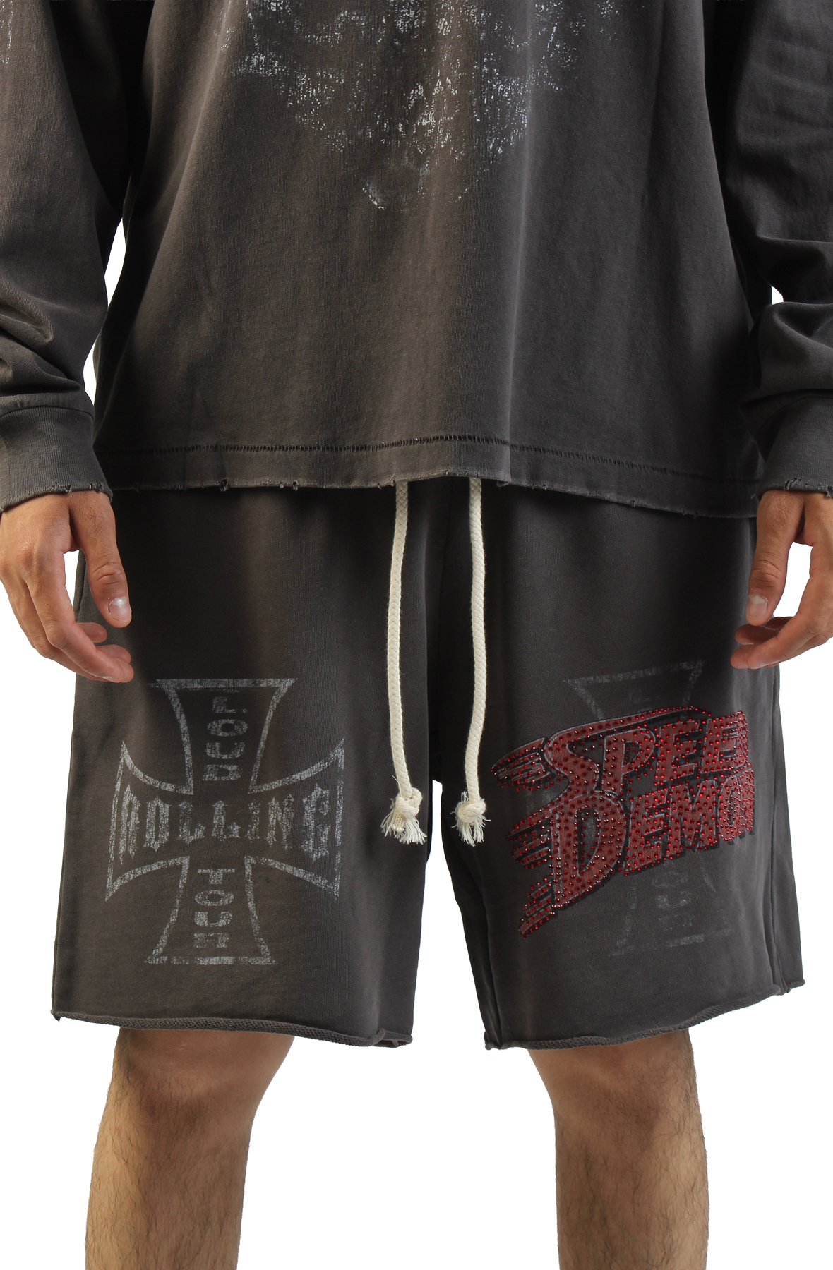 ROLLING LOUD Speed Demon Shorts RLSS26-SHO-008-WBK - Shiekh