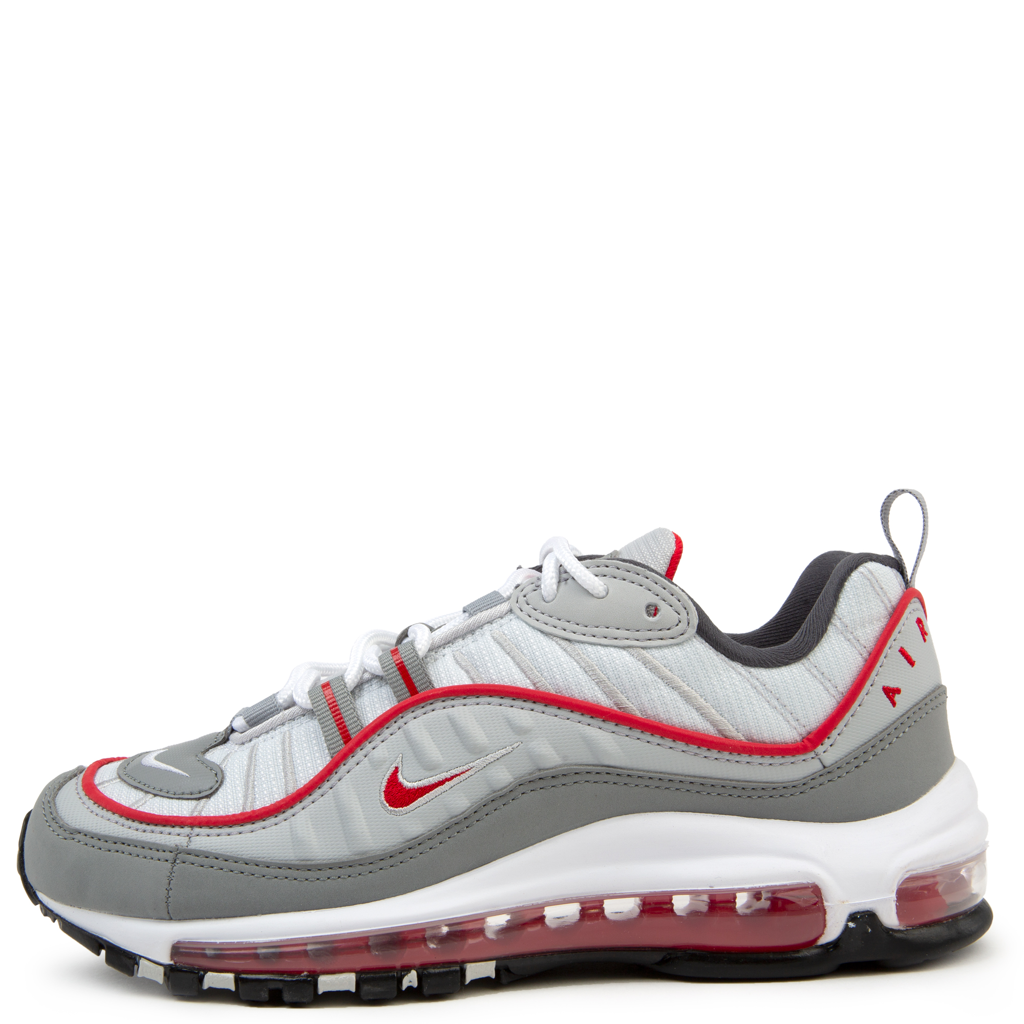 white and grey air max 98