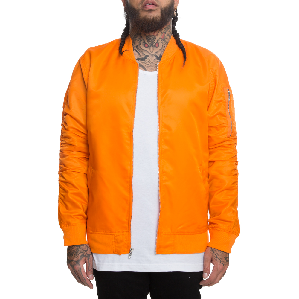 Jheez Yellow Patch Bomber Jacket