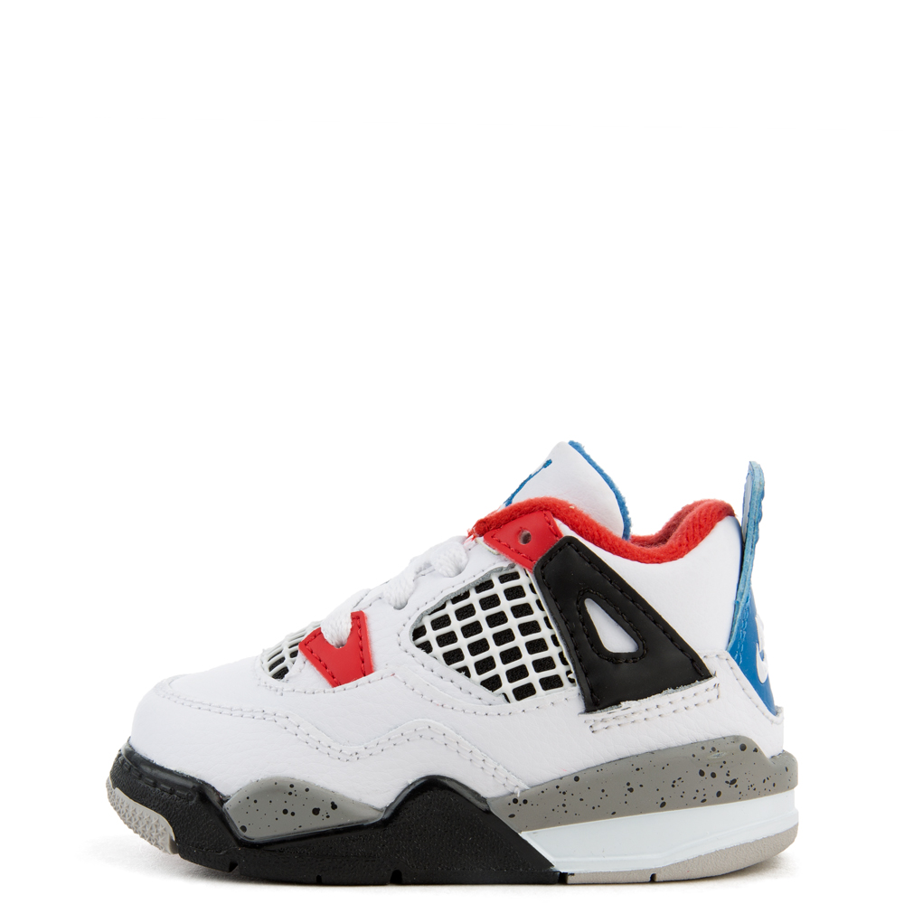 air jordan 4 white military blue fire red