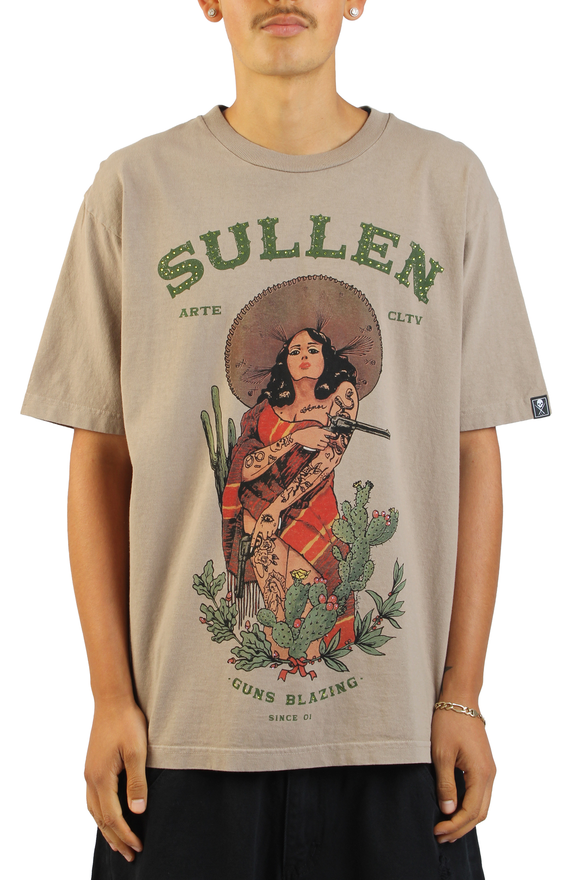 SULLEN CLOTHING Guns Blazing T-Shirt SCM8342-AGA - Shiekh
