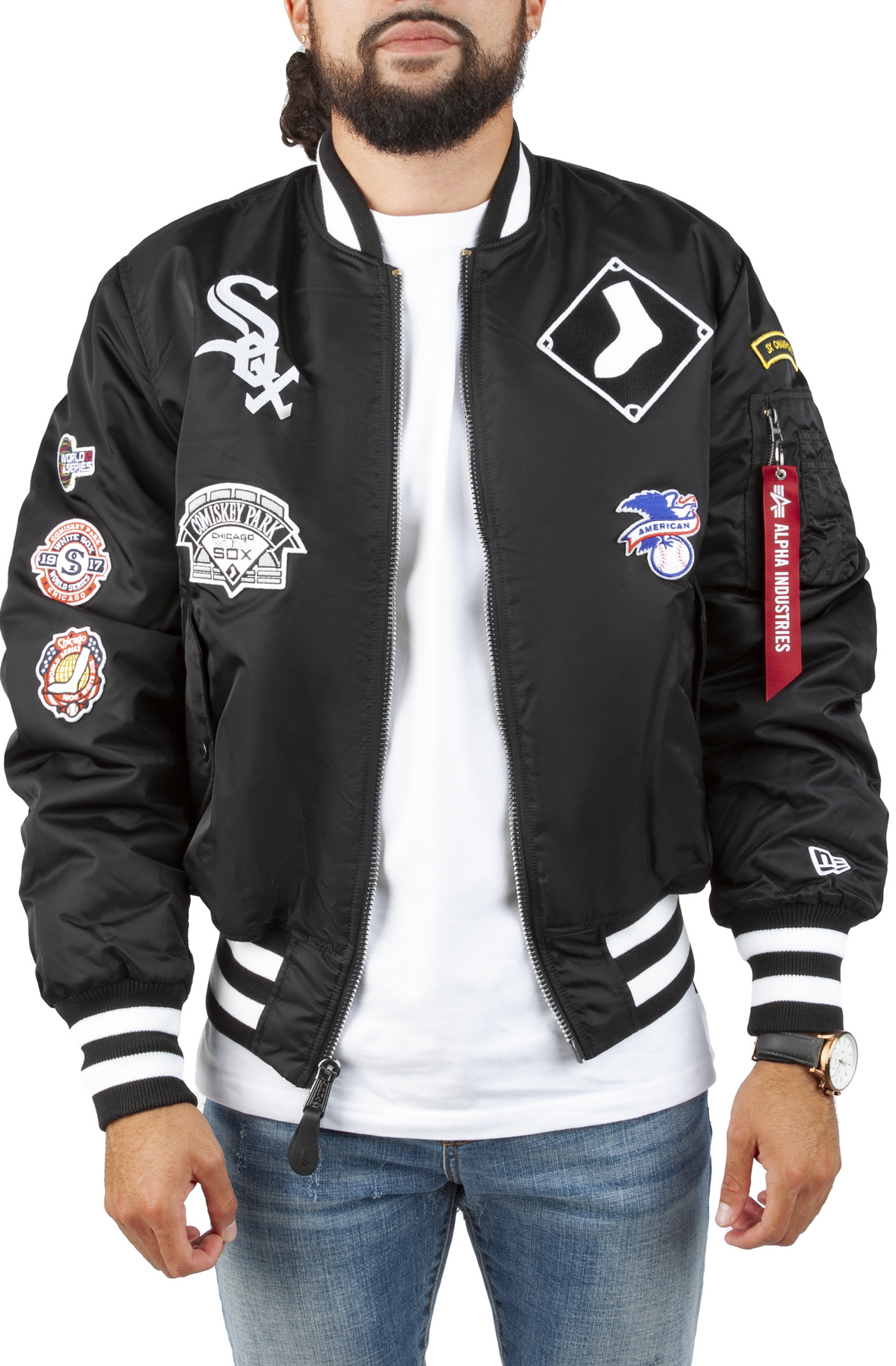 NEW ERA CAPS Yankees Reversible Alpha Bomber Jacket 13026014 - Shiekh