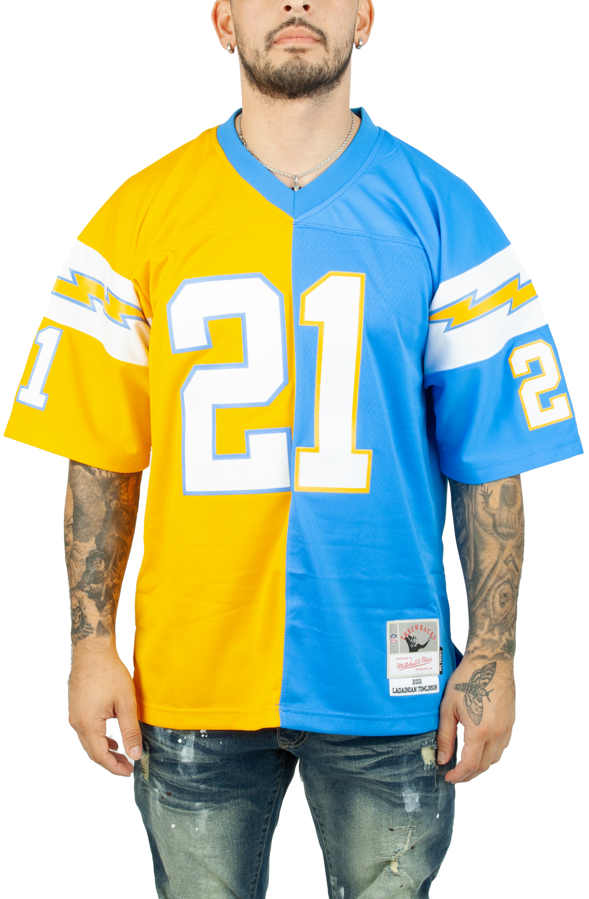 chargers yellow jersey